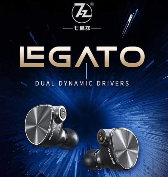 BNIB 7HZ Legato Dual Dynamic Drivers IEMs Earphones