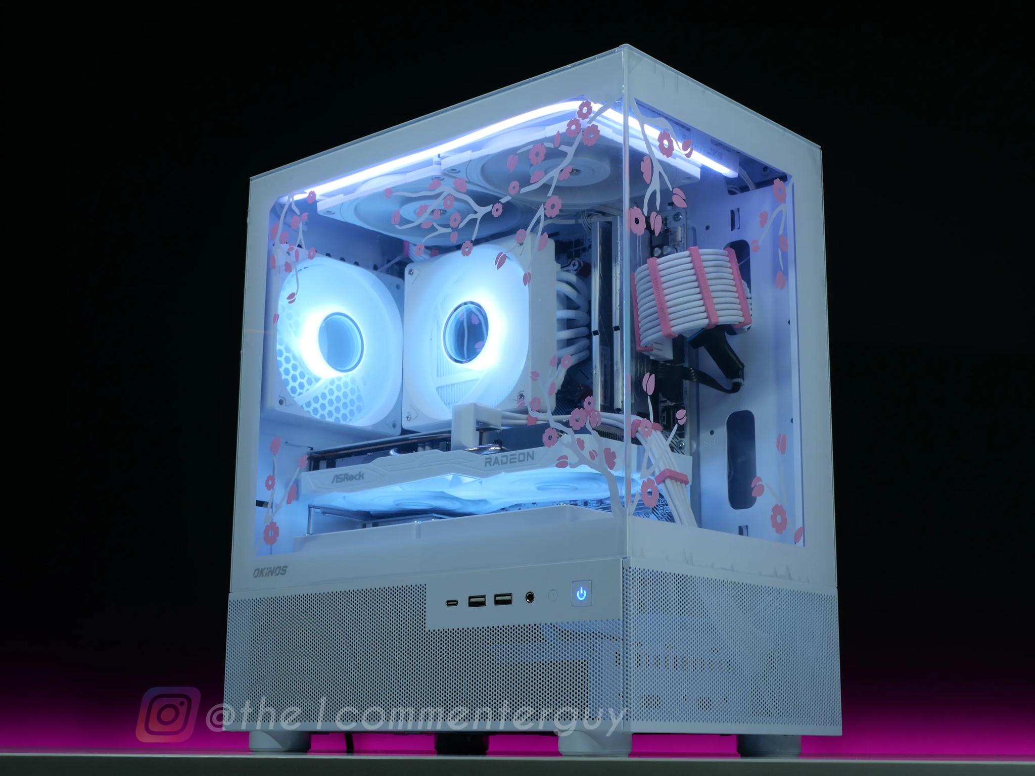Lil Blossom 🌸|🤍 Ryzen 5600, RX 6600, 32gb ram, 1TB 4.0 nvme