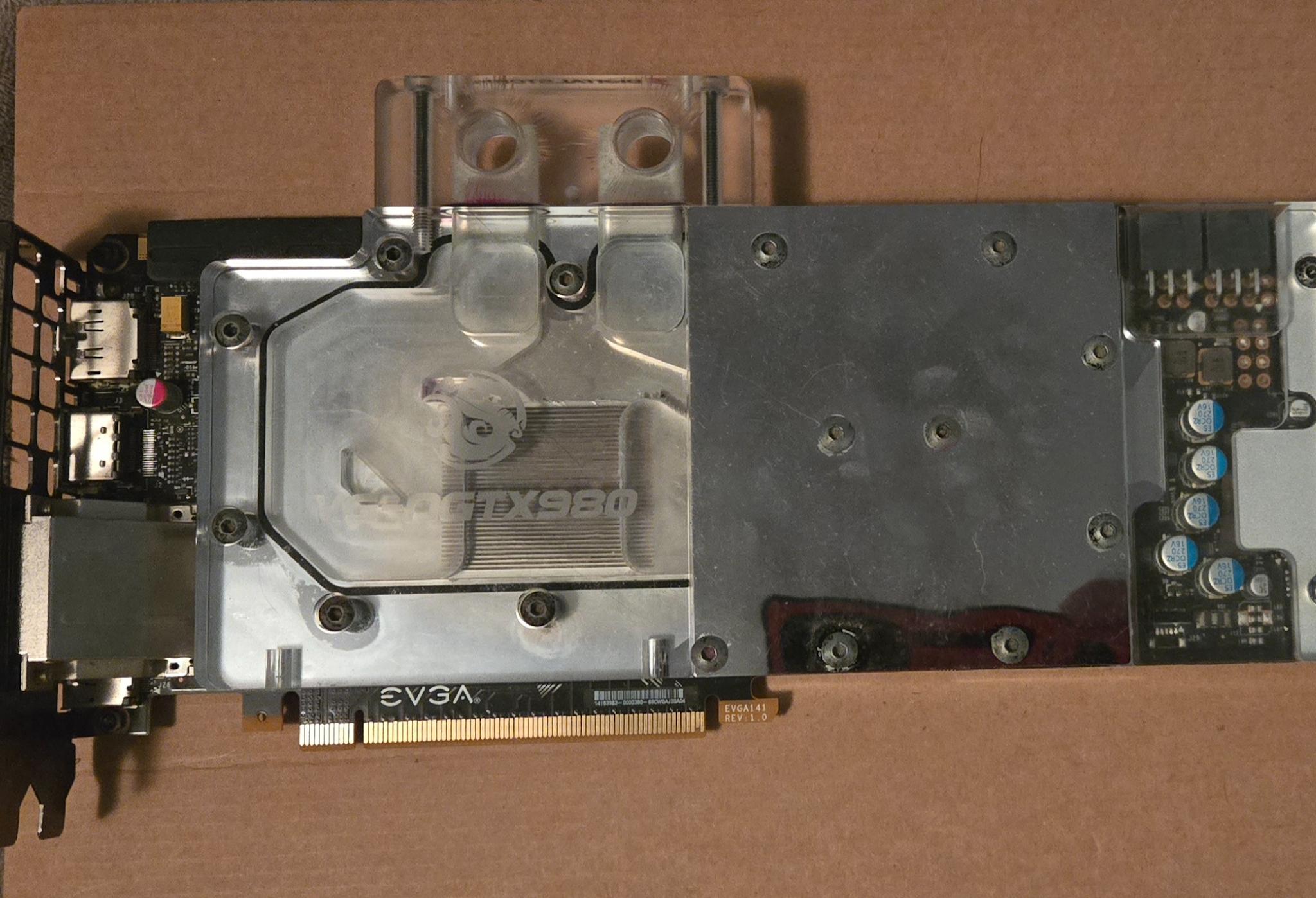 EVGA 980 Water Blocked GPU
