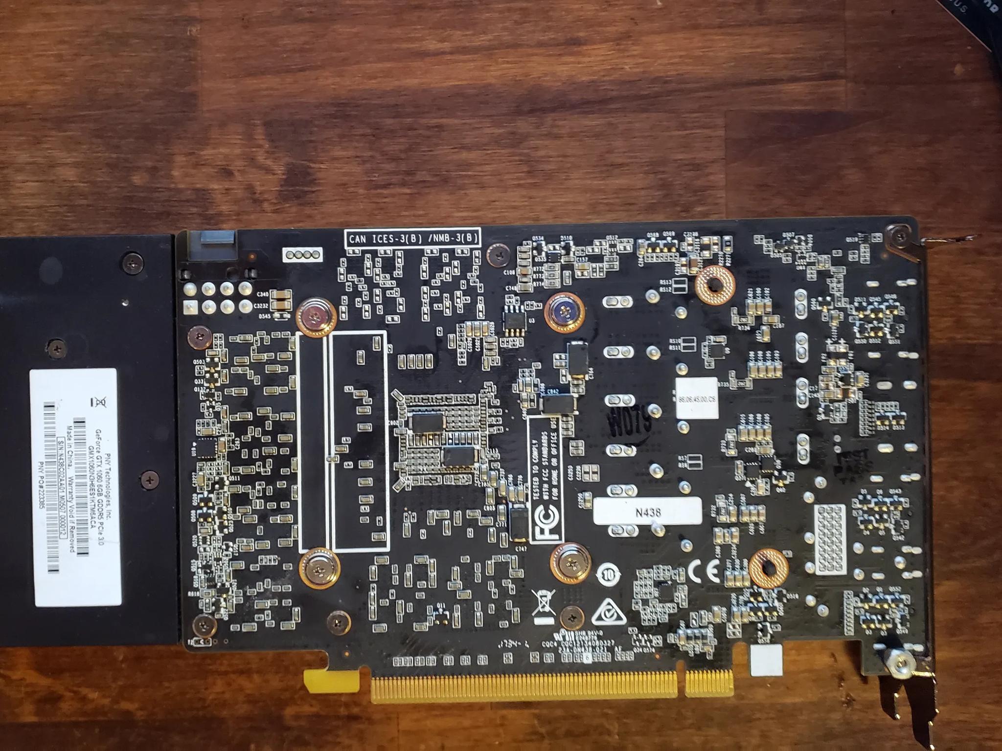 PNY GTX 1060 6gb