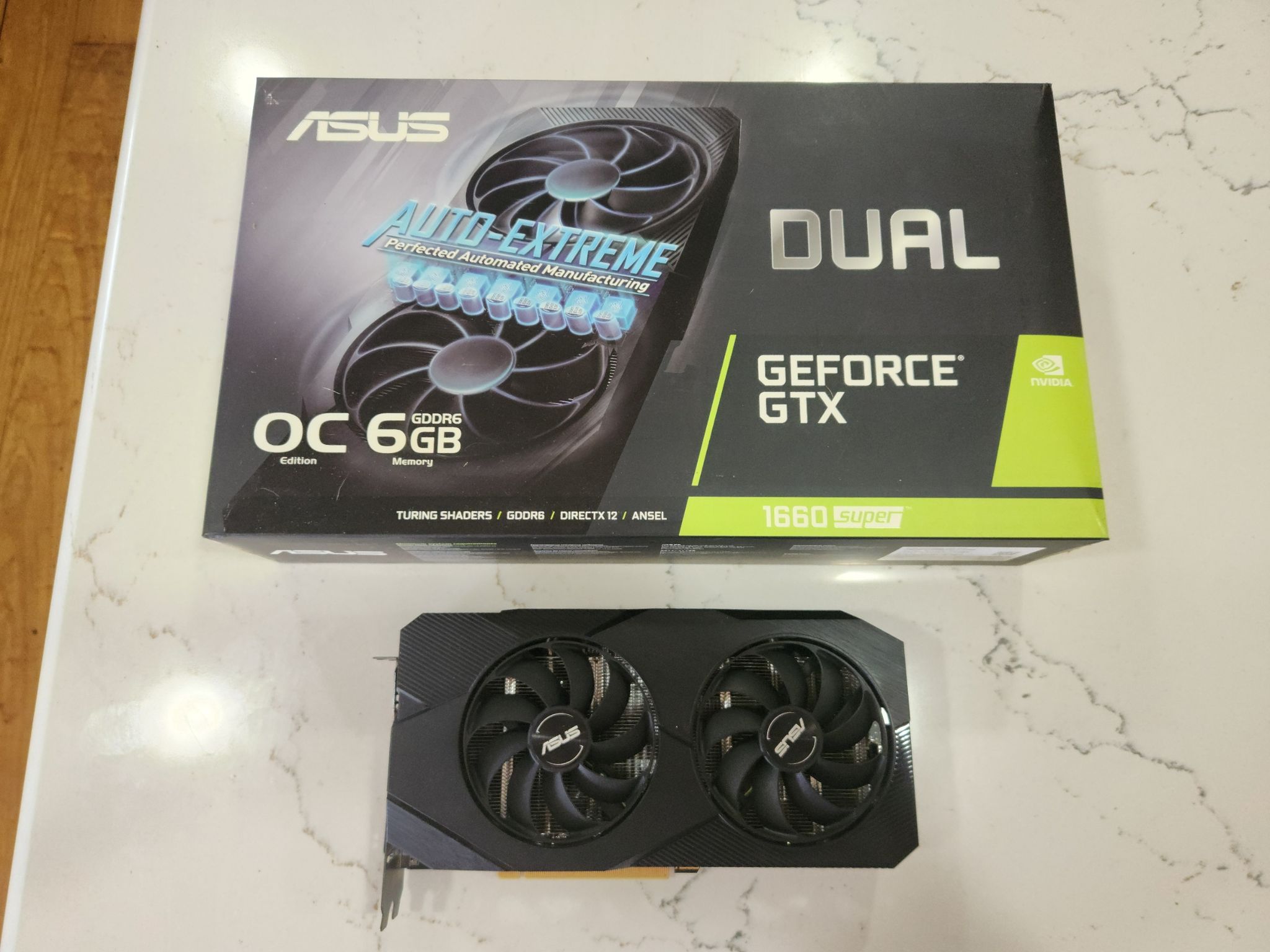 ASUS DUAL GTX 1660 Super 6gb