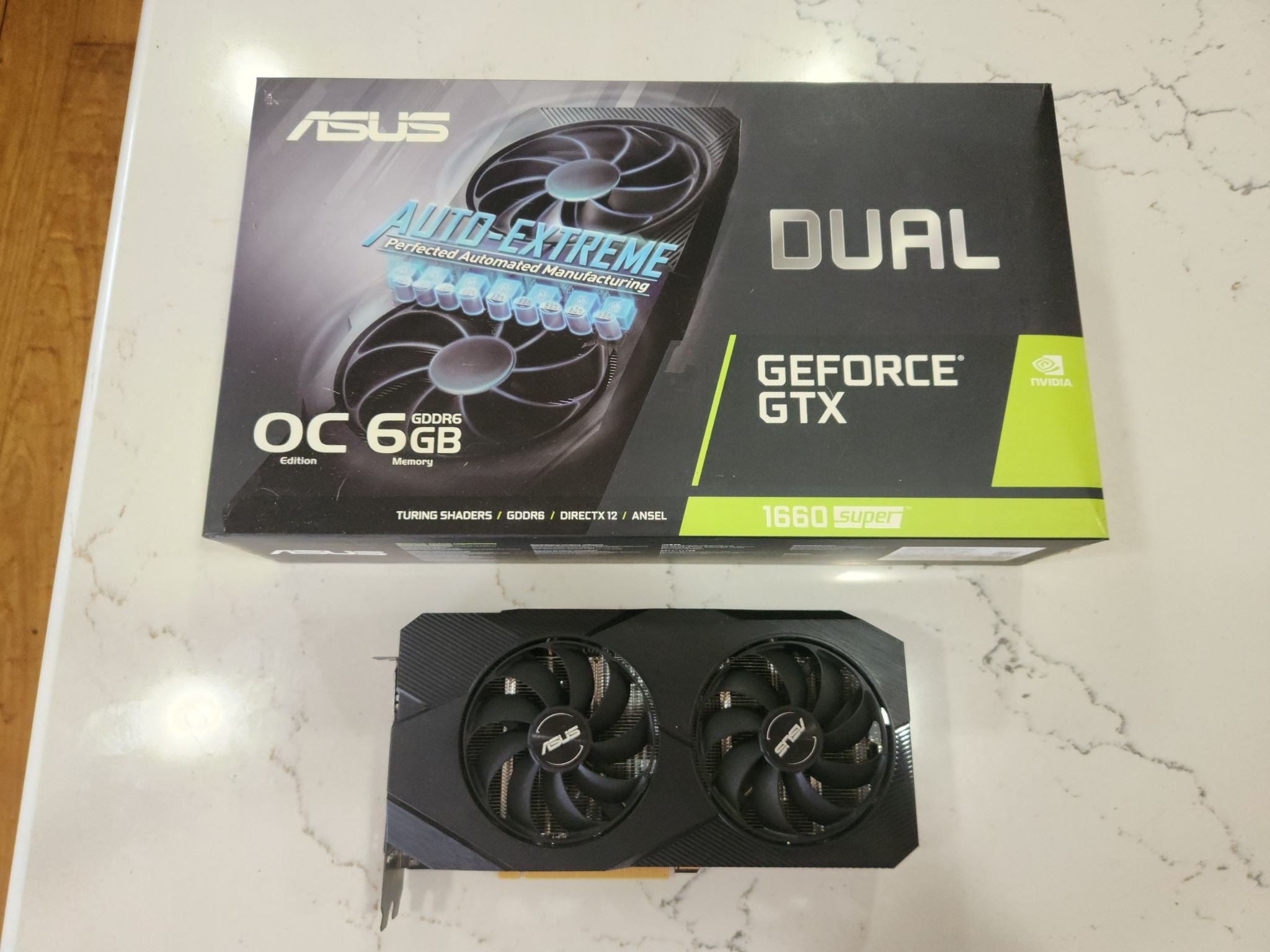 ASUS DUAL GTX 1660 Super 6gb