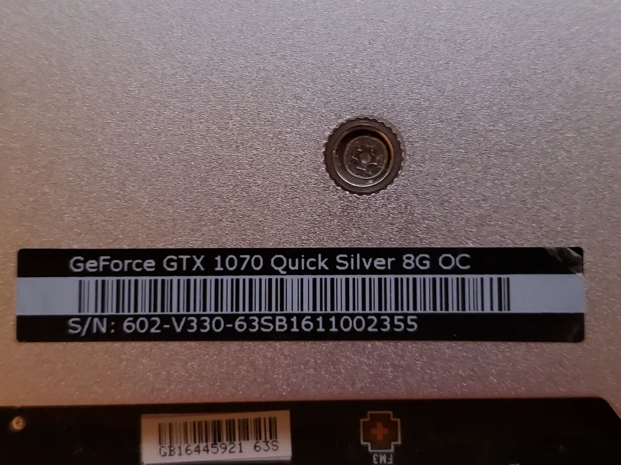 MSi GTX 1070 Quick Silver Edition
