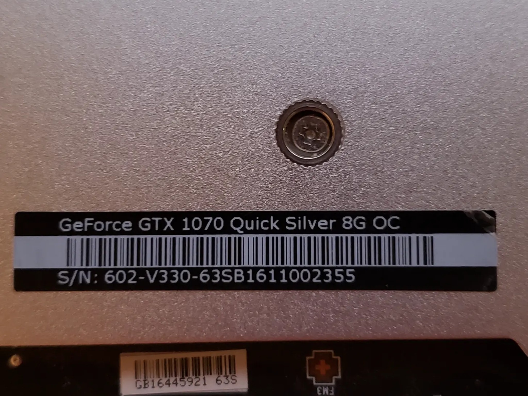 MSi GTX 1070 Quick Silver Edition