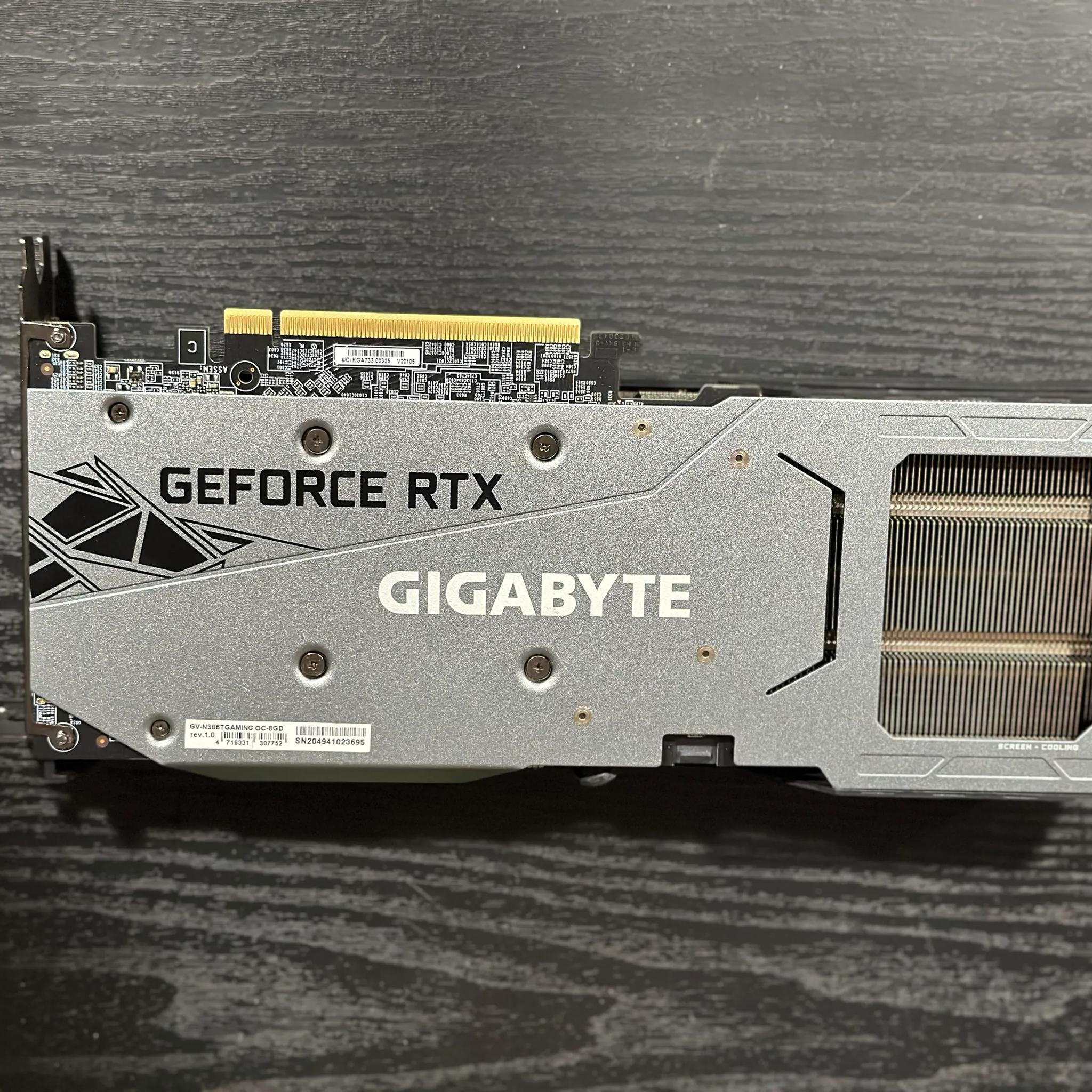 GIGABYTE Gaming OC GeForce RTX 3060 Ti 8GB GDDR6 PCI Express 4.0 ATX Graphics Card