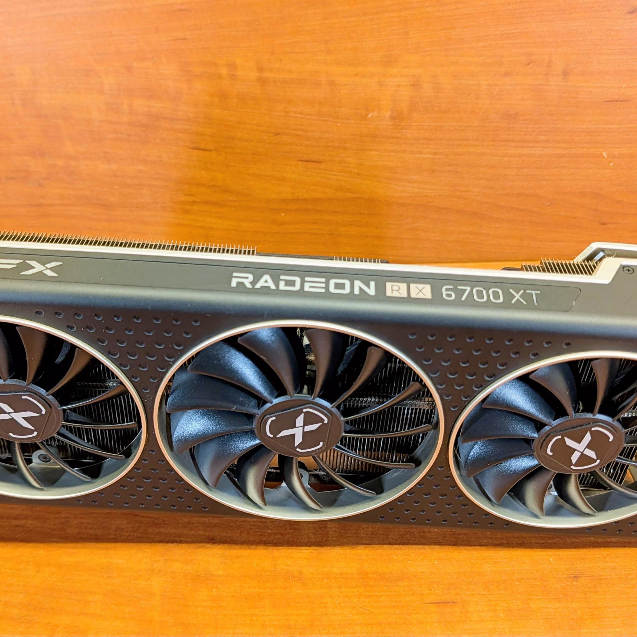 XFX Speedster QICK 319 BLACK RX 6700 XT Graphics Card GPU