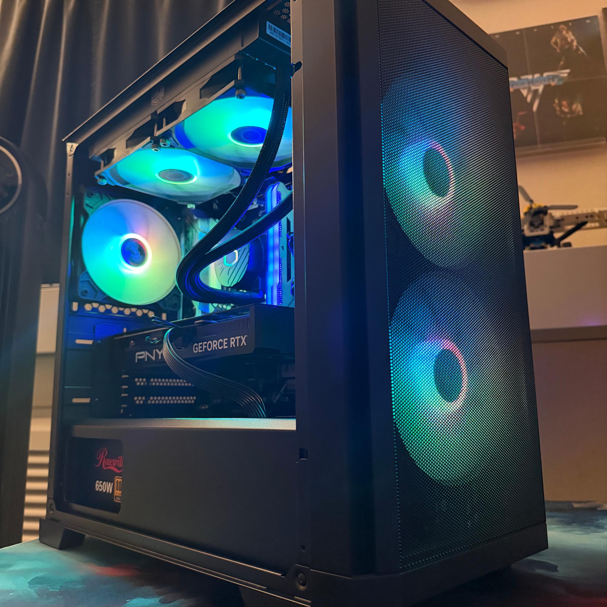 Intel Productivity PC! - Intel i5-14600KF | RTX 4070 Super | 32GB DDR4 | 3.25TB Storage!