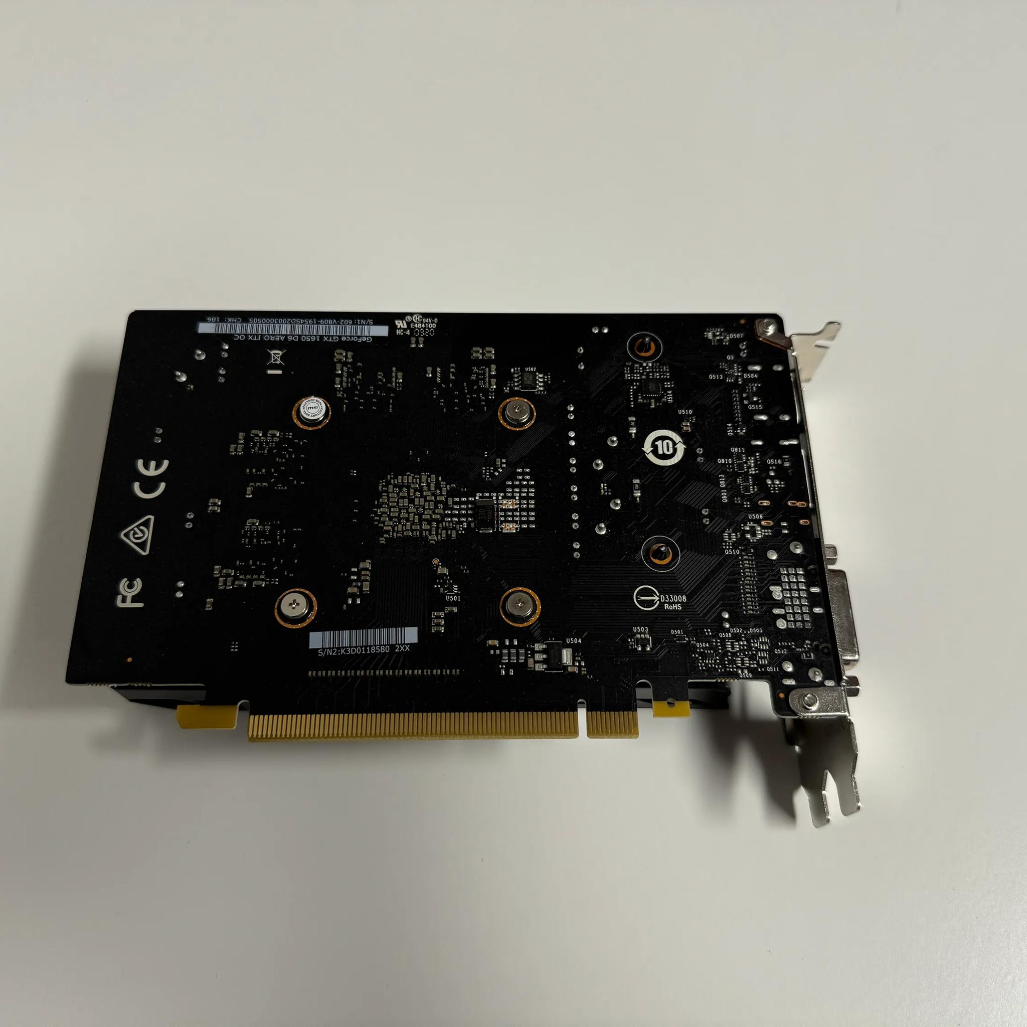 MSI GTX 1650 D6 AERO ITX OC GeForce Graphics Card 4GB GDDR6