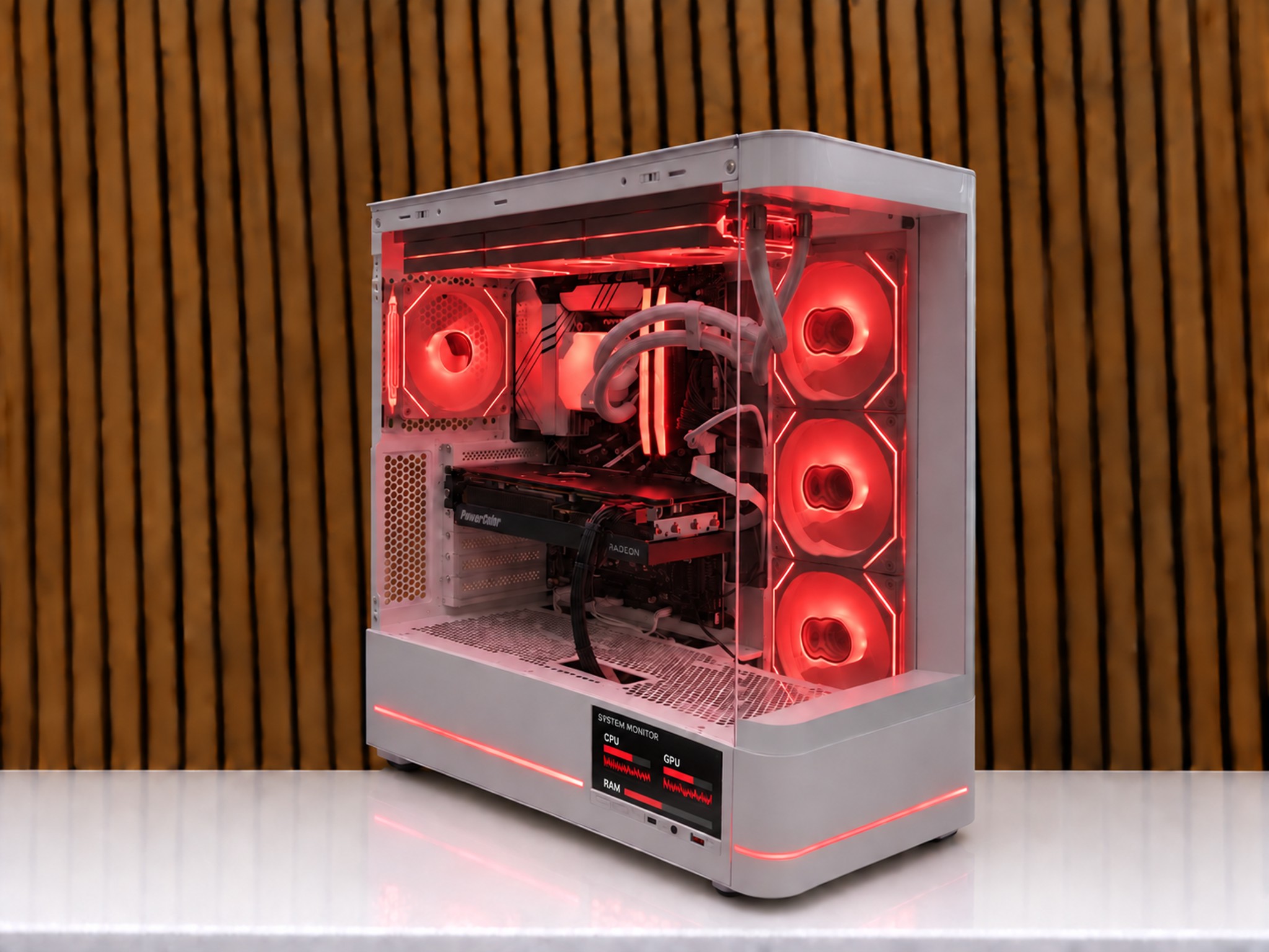 Whiteout Gaming PC | I9 12900K | RX 7800XT 16GB | 1TB NVME | DDR5| Z790 | Windows 11|