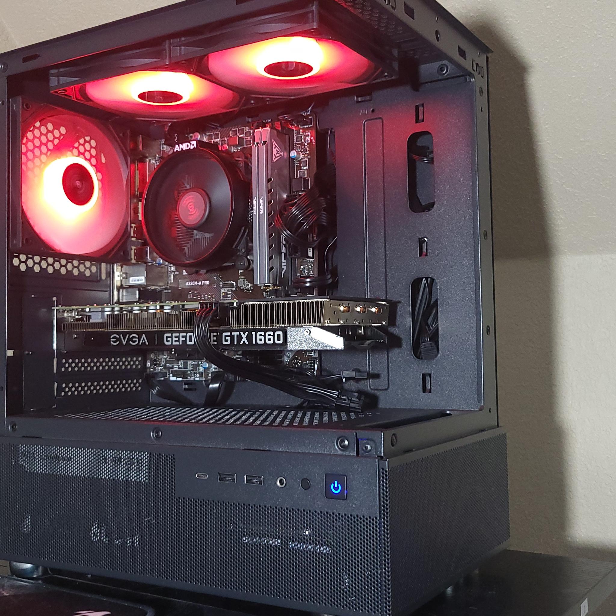 🔴RED GHOST🔴 GTX 1660 | Ryzen 5 2600 | 16GB DDR4 | 600W PSU |