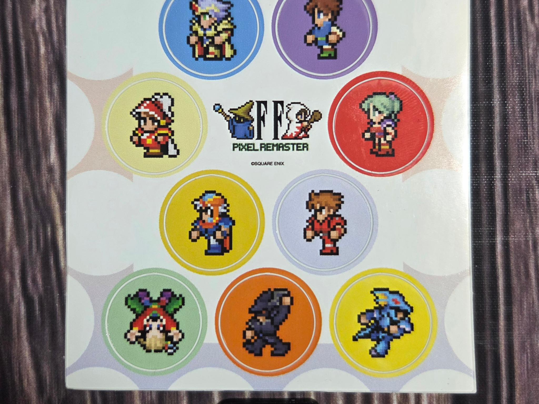 Final Fantasy I II III IV V VI Collection Aniversary Edition W/ Stickers Nintendo Switch