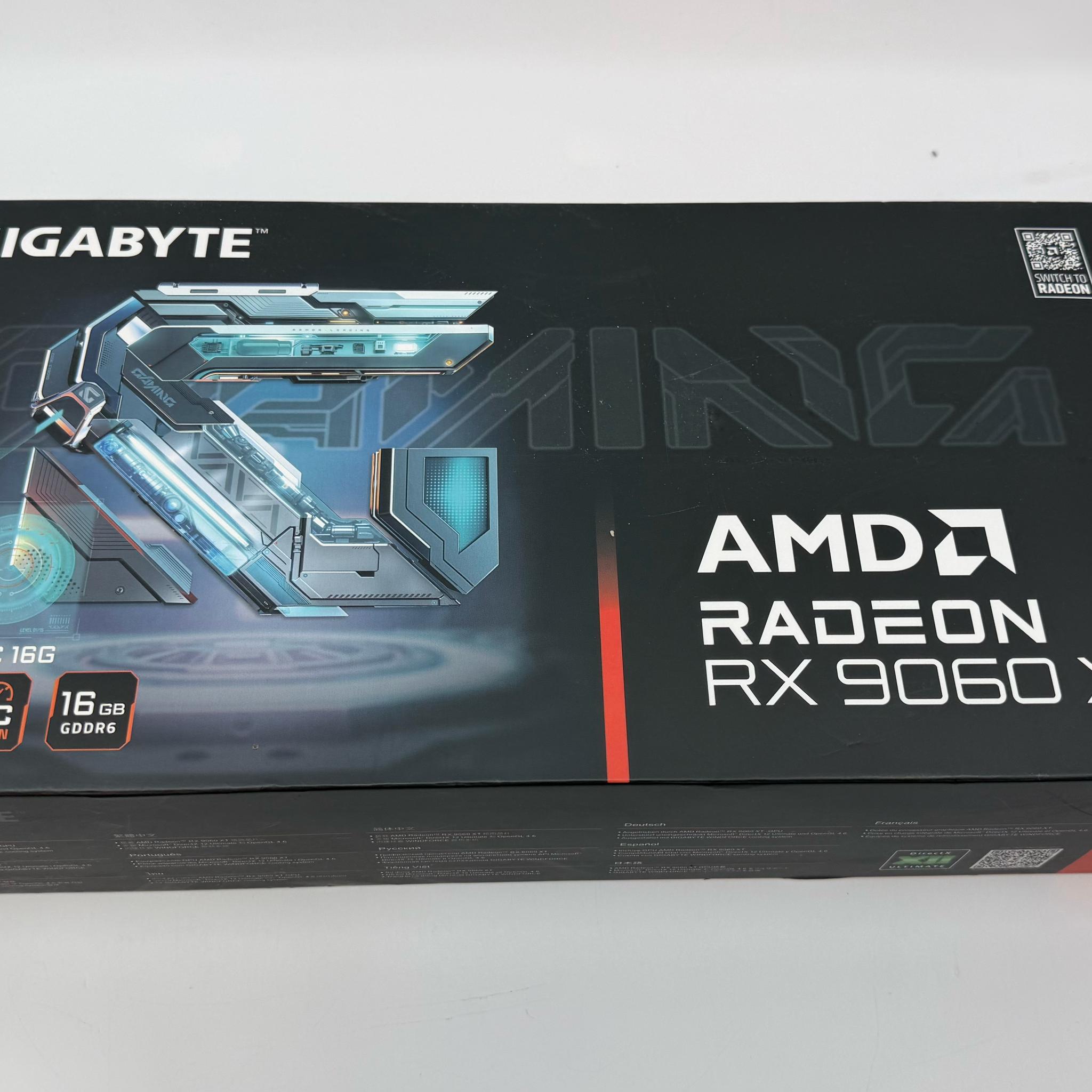 Gigabye AMD Radeon 9060 XT 16GB Open Box