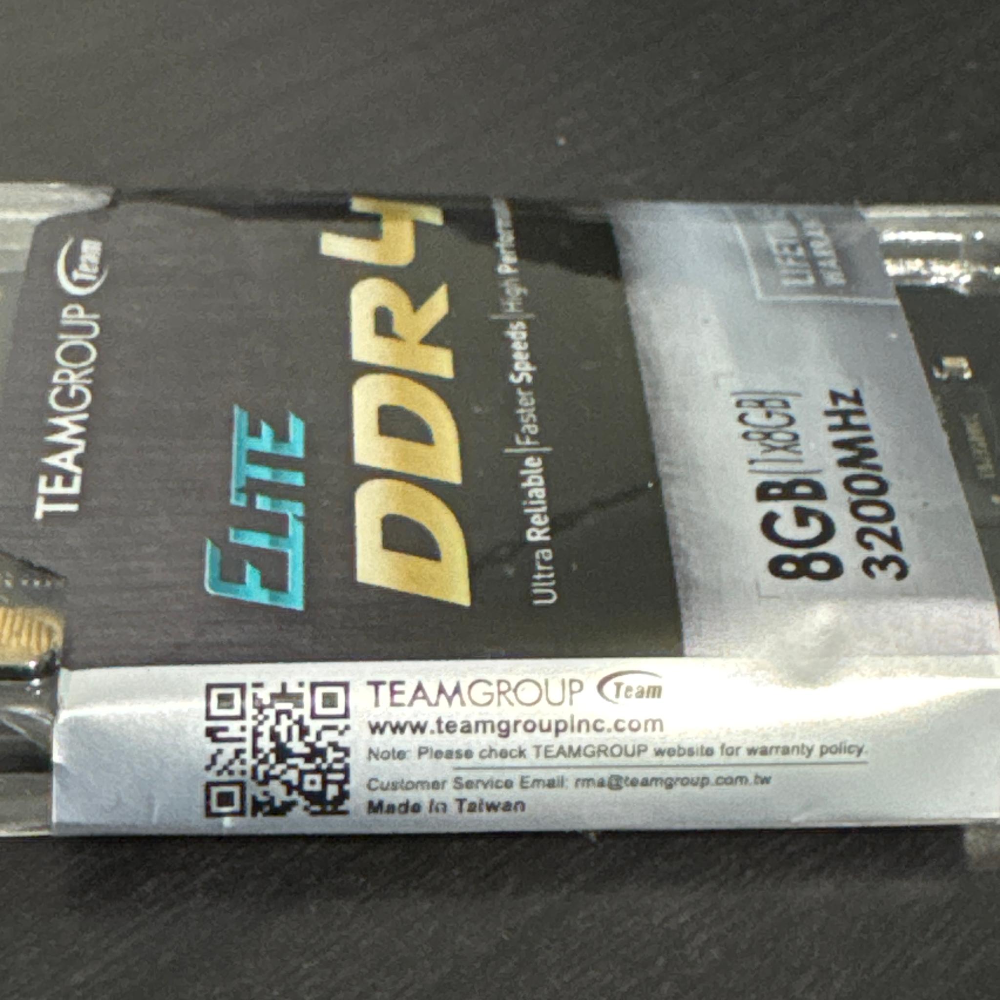 Team group elite DDR4 8GB 3200 MHz