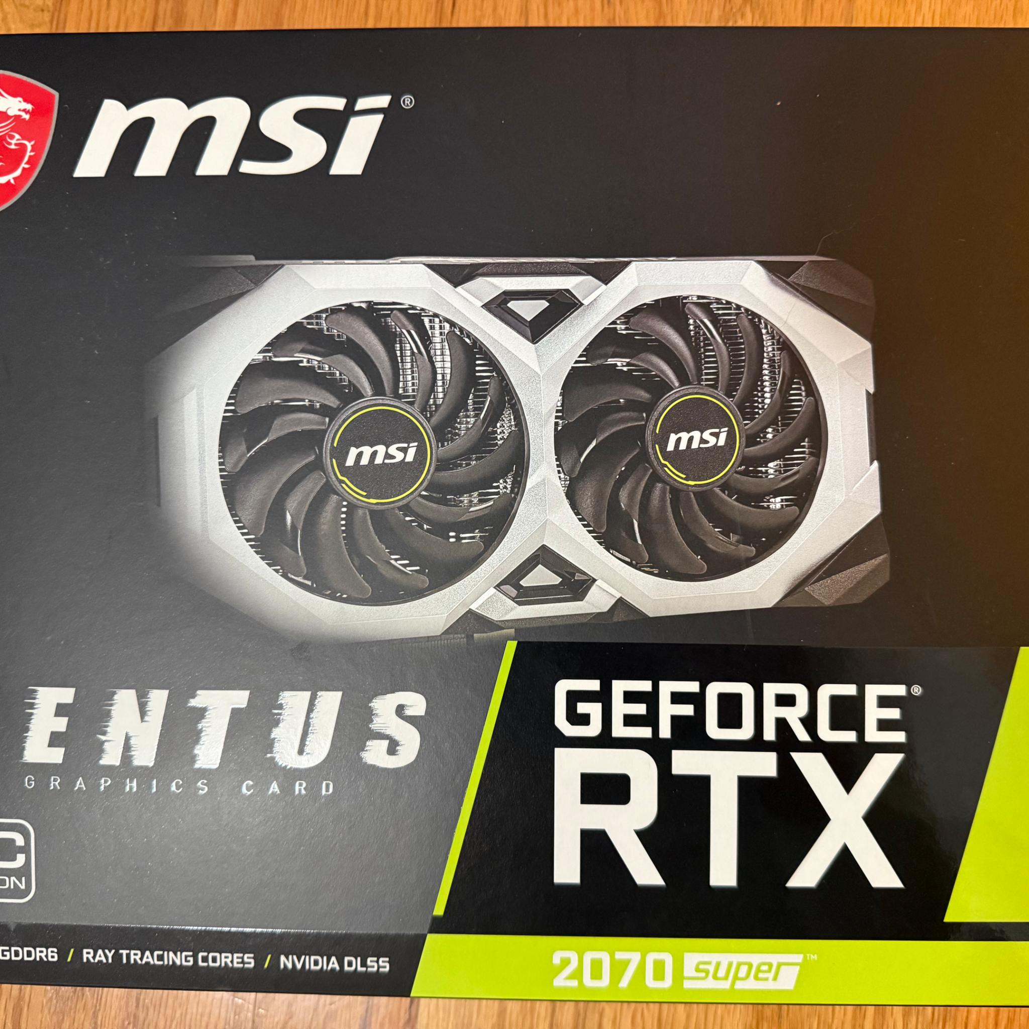MSI GeForce RTX 2070 SUPER 8GB GDDR6 RTX 2070 SUPER VENTUS OC