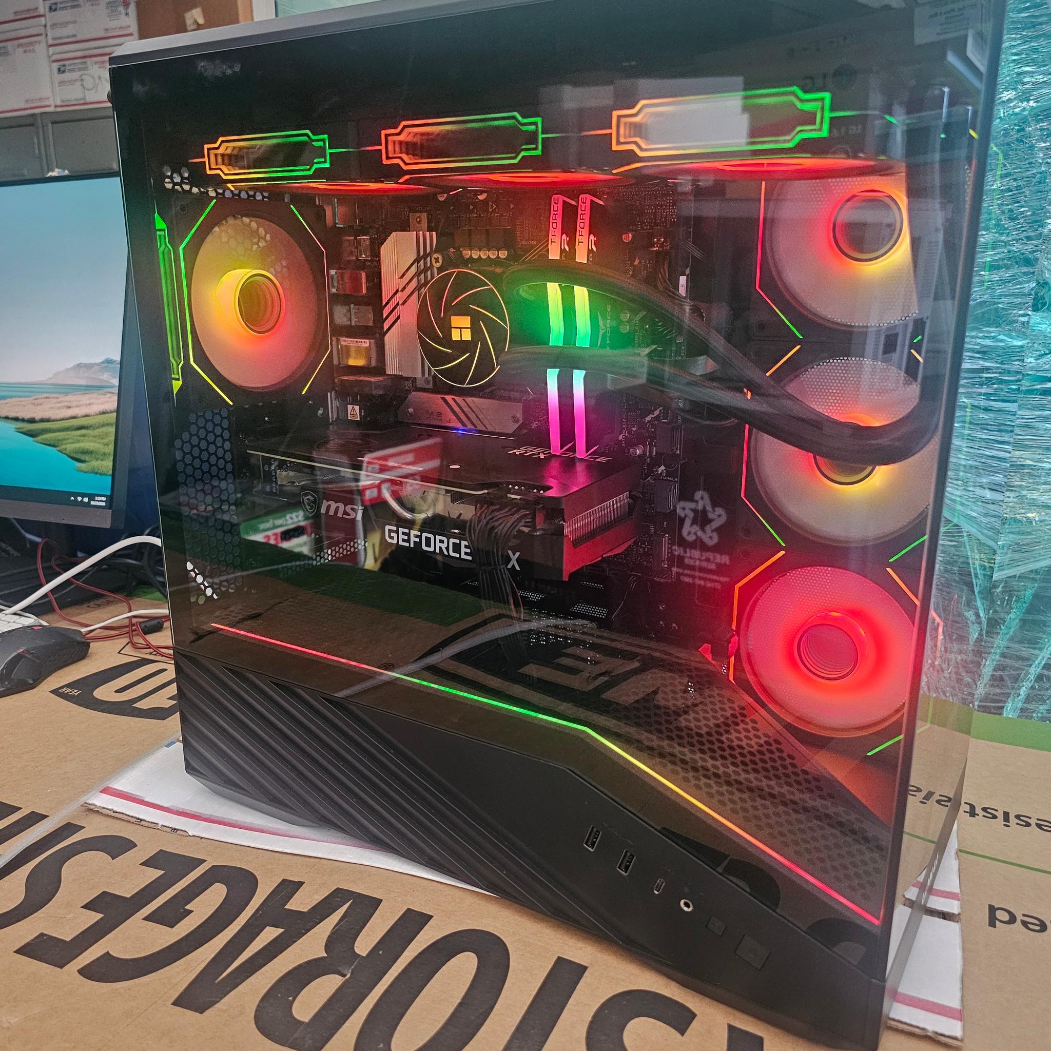Black gaming pc | i9 12900k | 32gb ram | 1TB ssd | 3070 8gb | windows 11 pro |