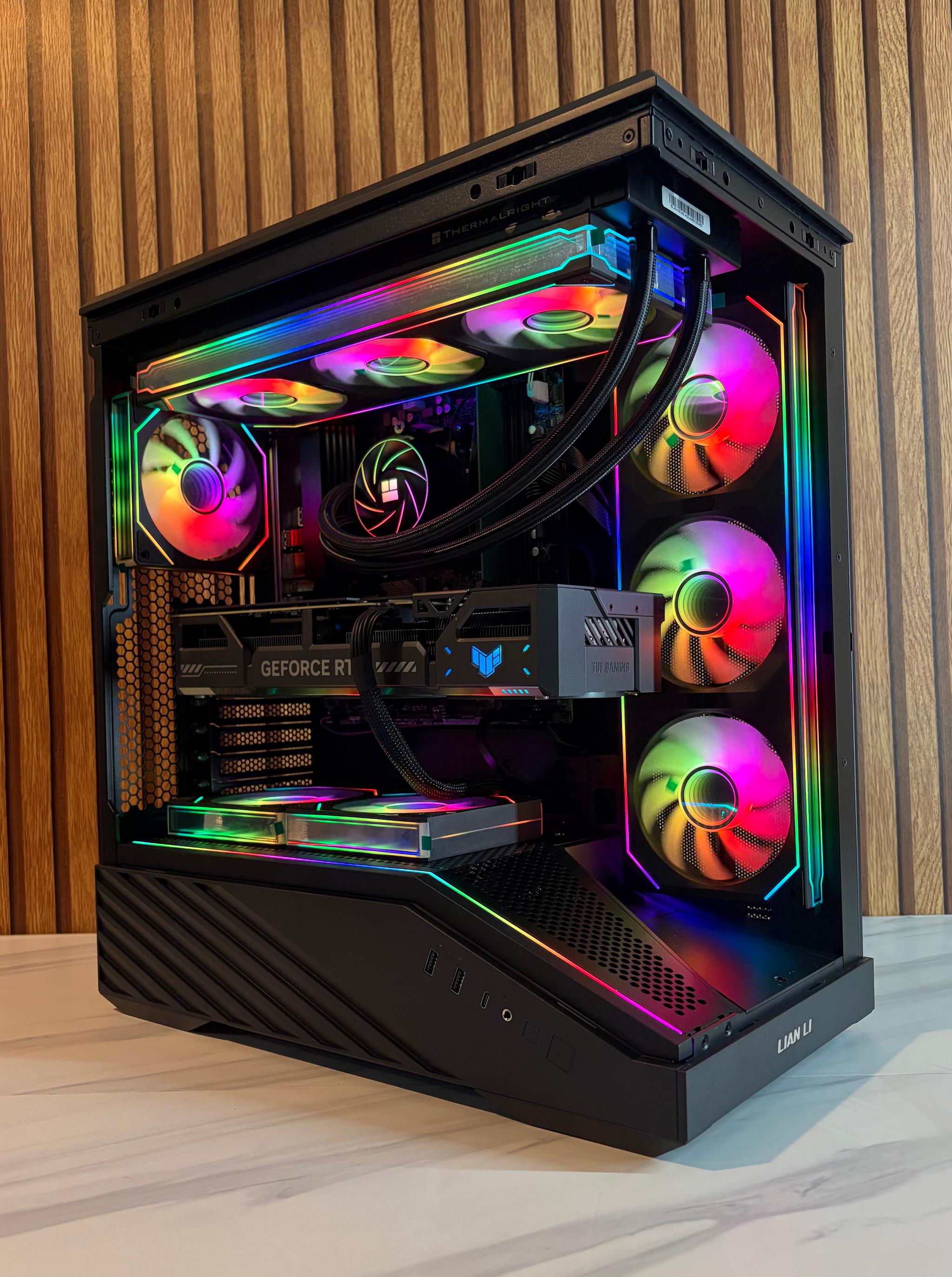 RTX 5070 |  RYZEN 7 7800X3D | 16GB DDR5 | 750w PSU | 1TB NVME | 360MM AIO