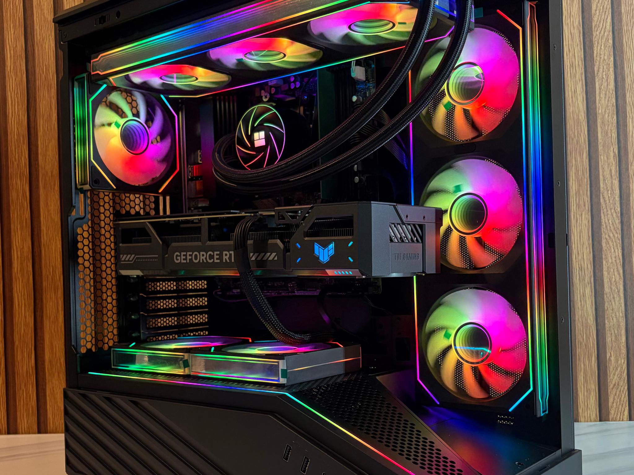 RTX 5070 |  RYZEN 7 7800X3D | 16GB DDR5 | 750w PSU | 1TB NVME | 360MM AIO