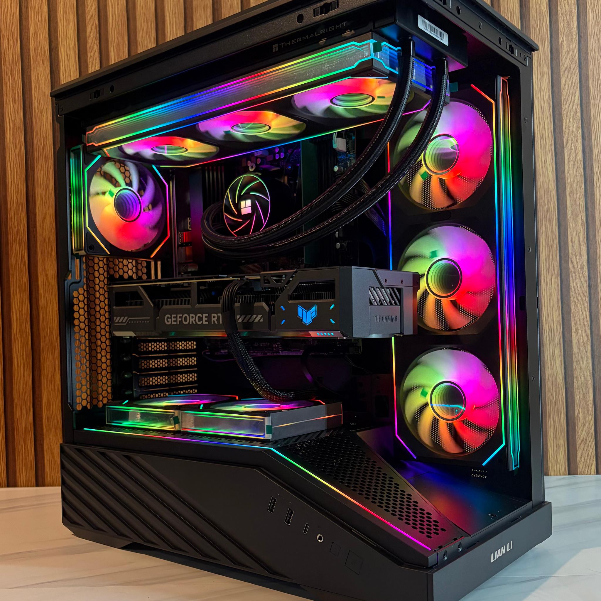 RTX 5070 |  RYZEN 7 7800X3D | 16GB DDR5 | 750w PSU | 1TB NVME | 360MM AIO