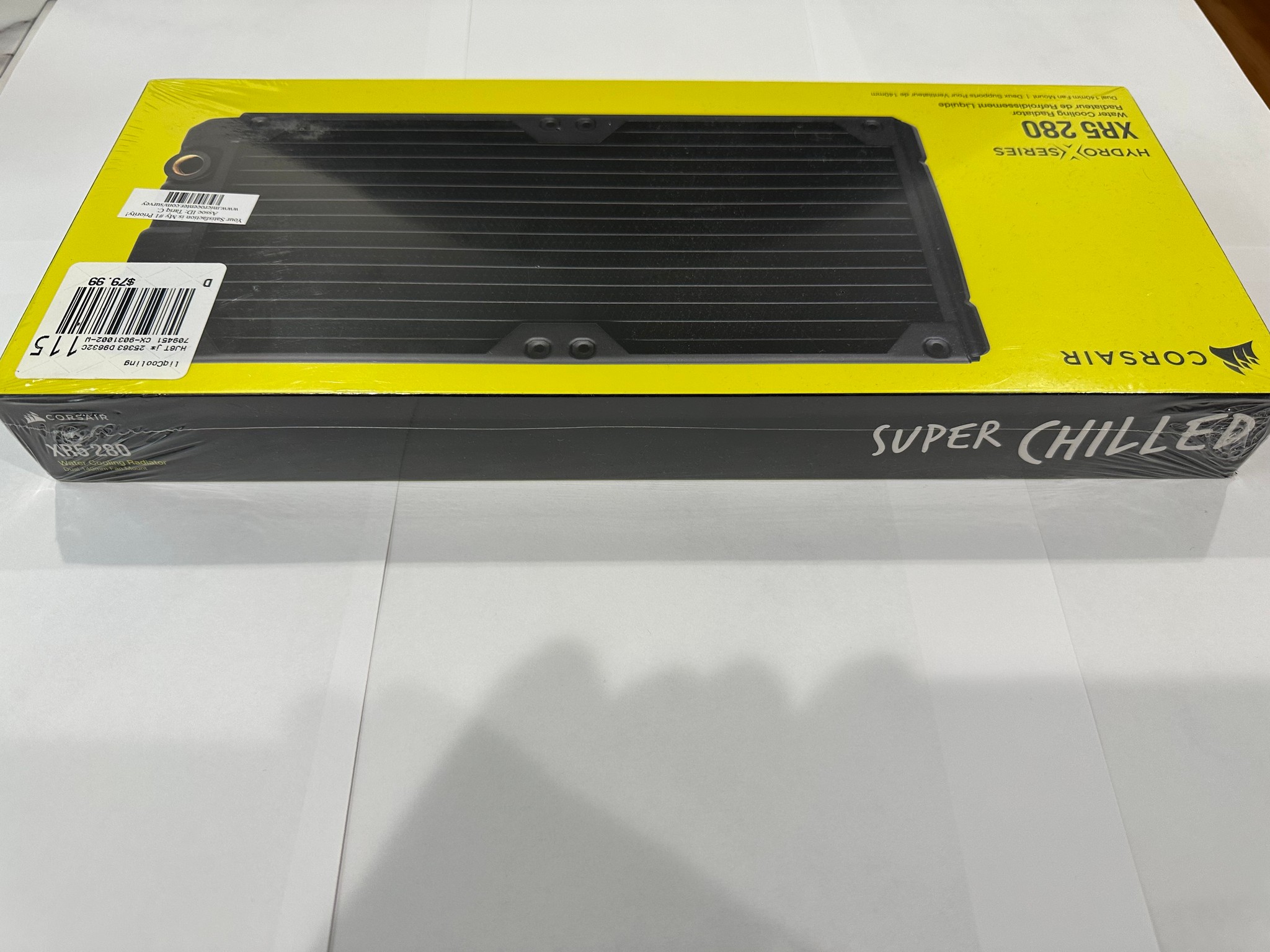 Corsair Hydro X Series XR5 280, Water Cooling Radiator, Black - BRAND NEW SEALED