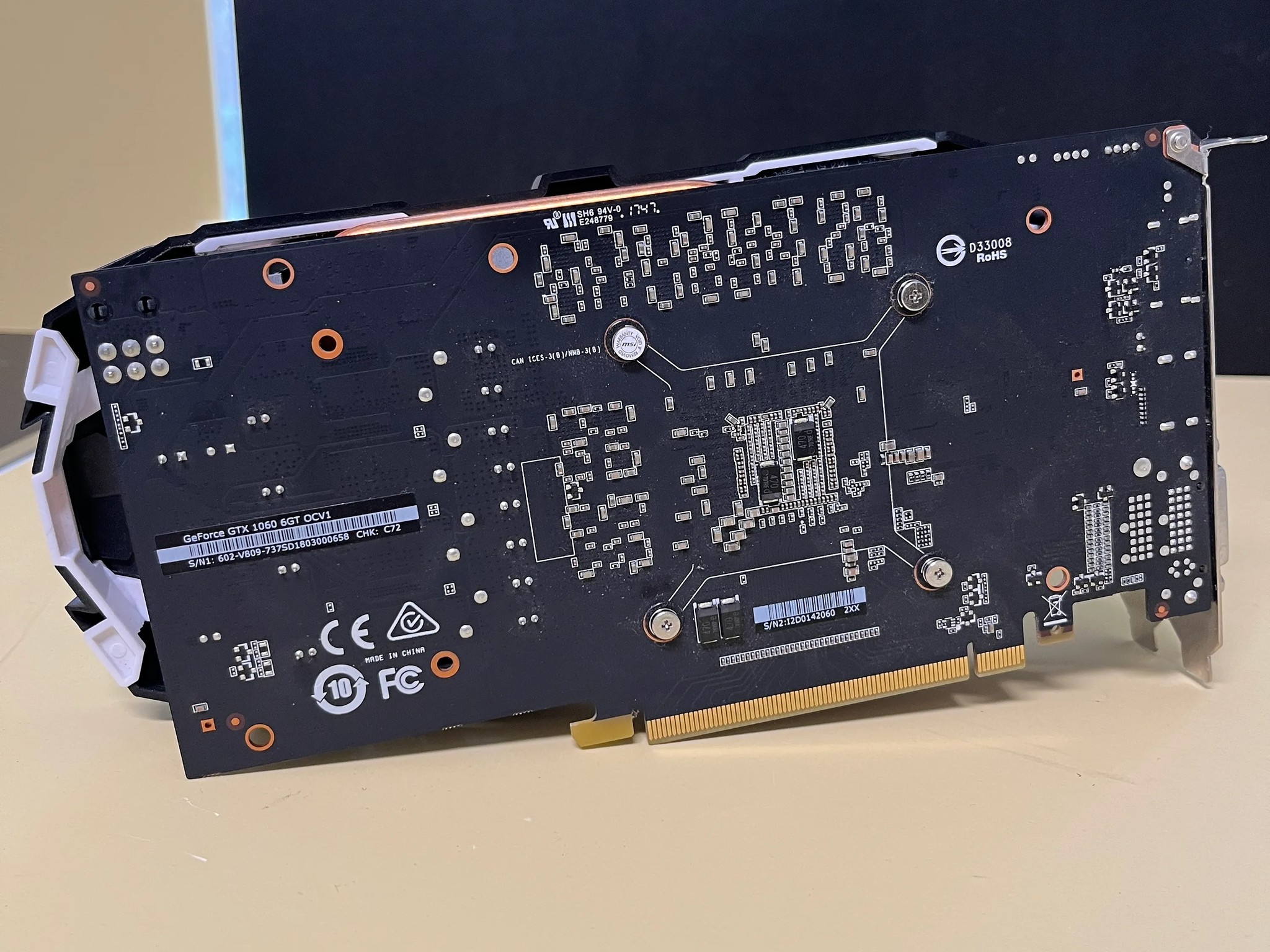 MSI GTX 1060 6GT OC V1 Gaming