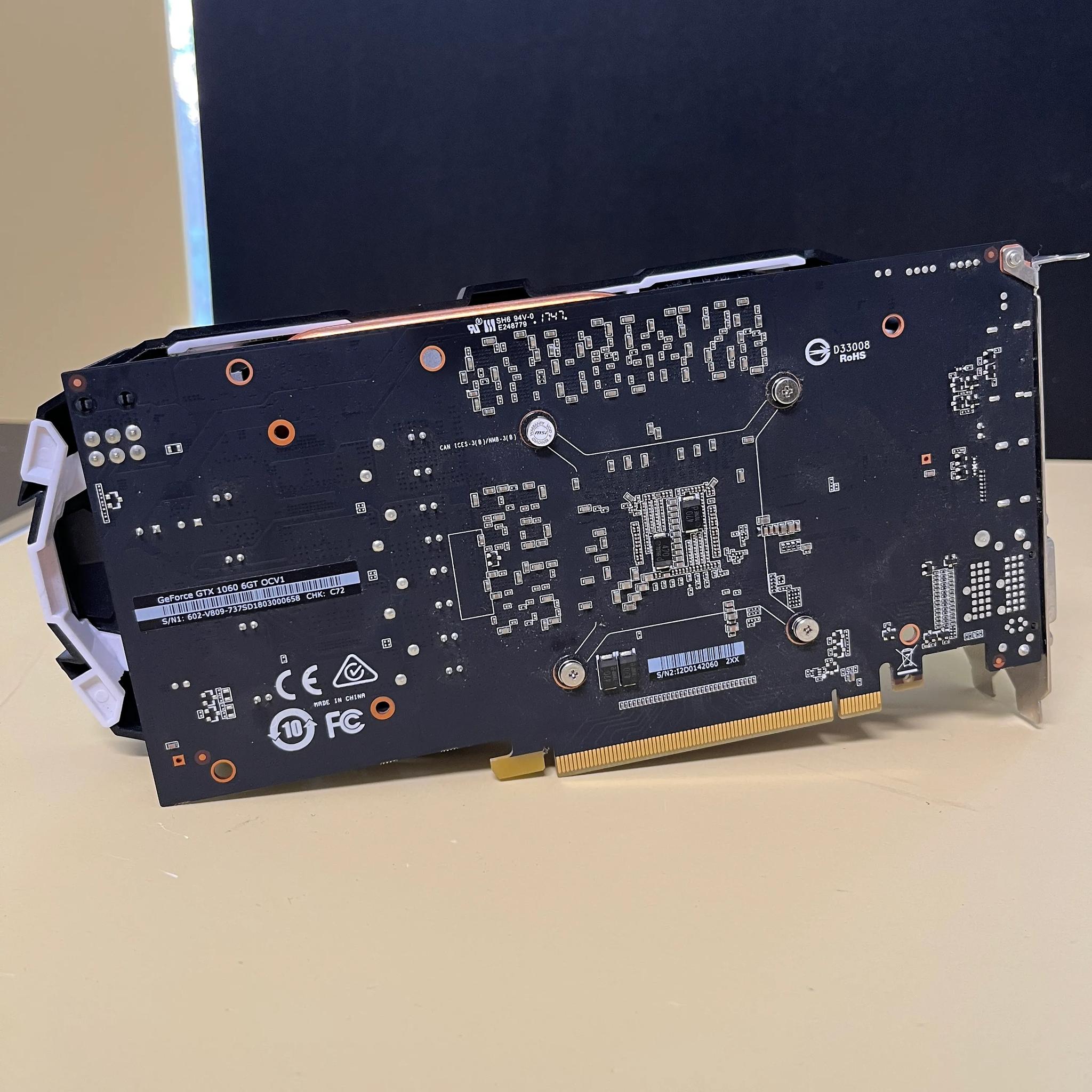 MSI GTX 1060 6GT OC V1 Gaming