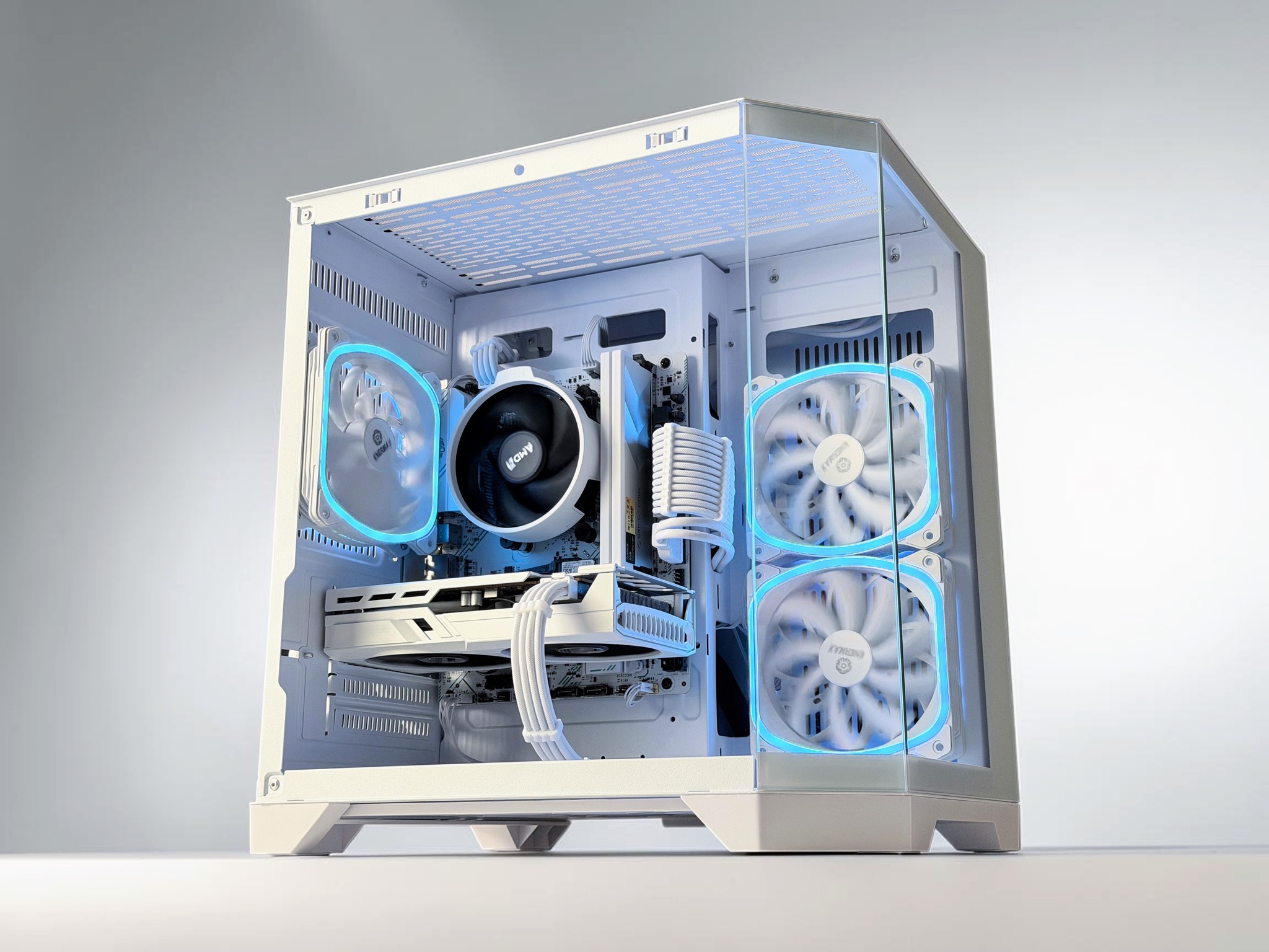 ❄️🐻‍❄️Polar 🌨️Gaming PC🌨️ AMD RX 580 8GB🌨️ AMD Ryzen 7 1700 8core🌨️ 16GB DDR4🌨️ 628GB SSD