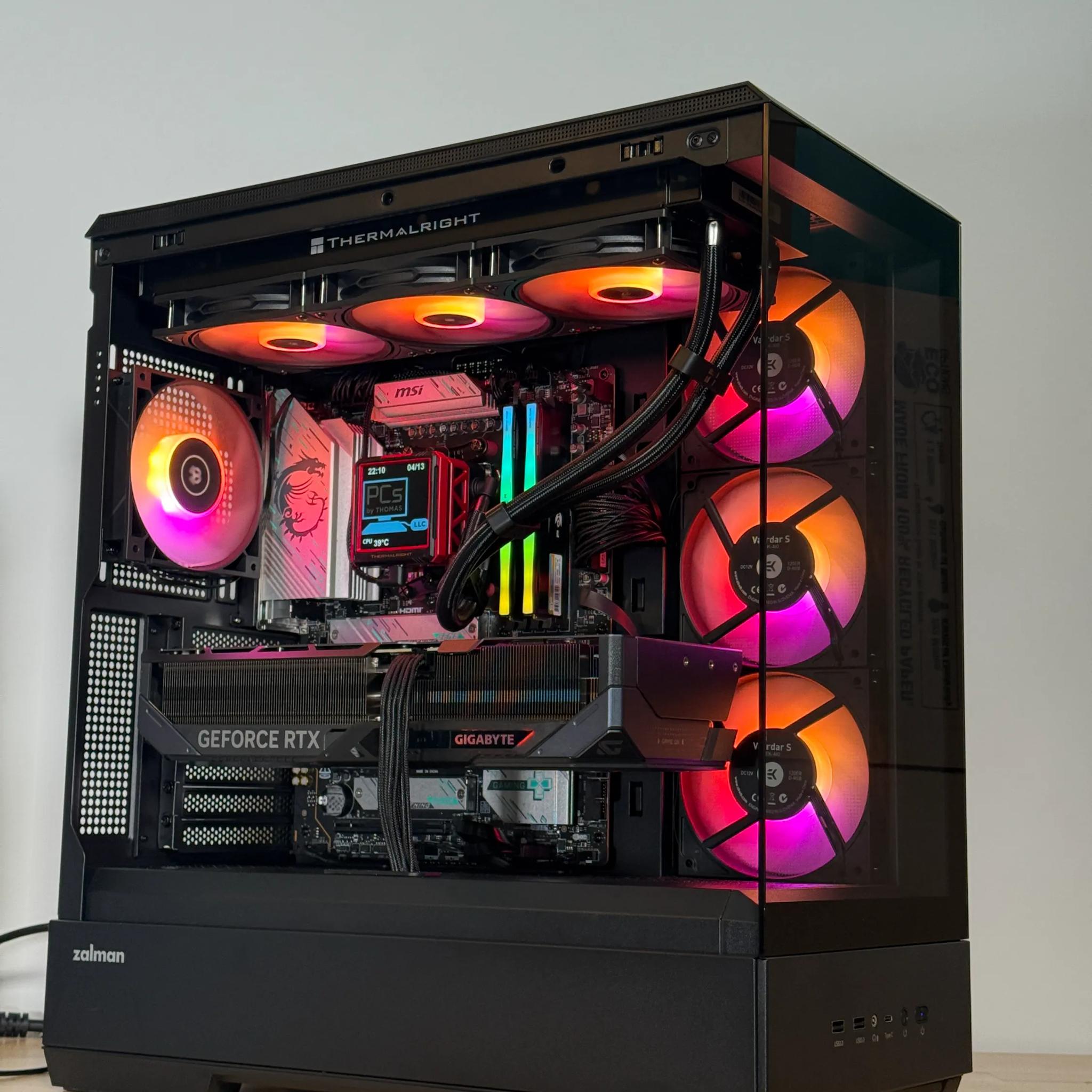 RTX 5090 Flagship Gaming PC Ryzen 9800x3d 64GB DDR5 4TB NVME
