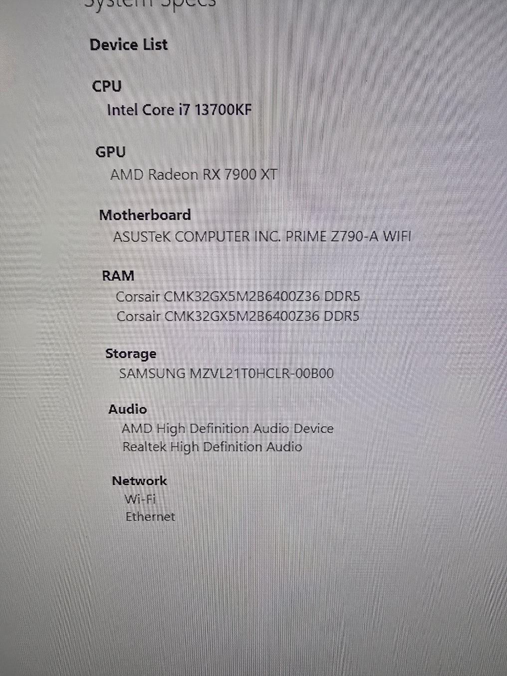 7900XT / I7 13700KF AT A KILLER PRICE