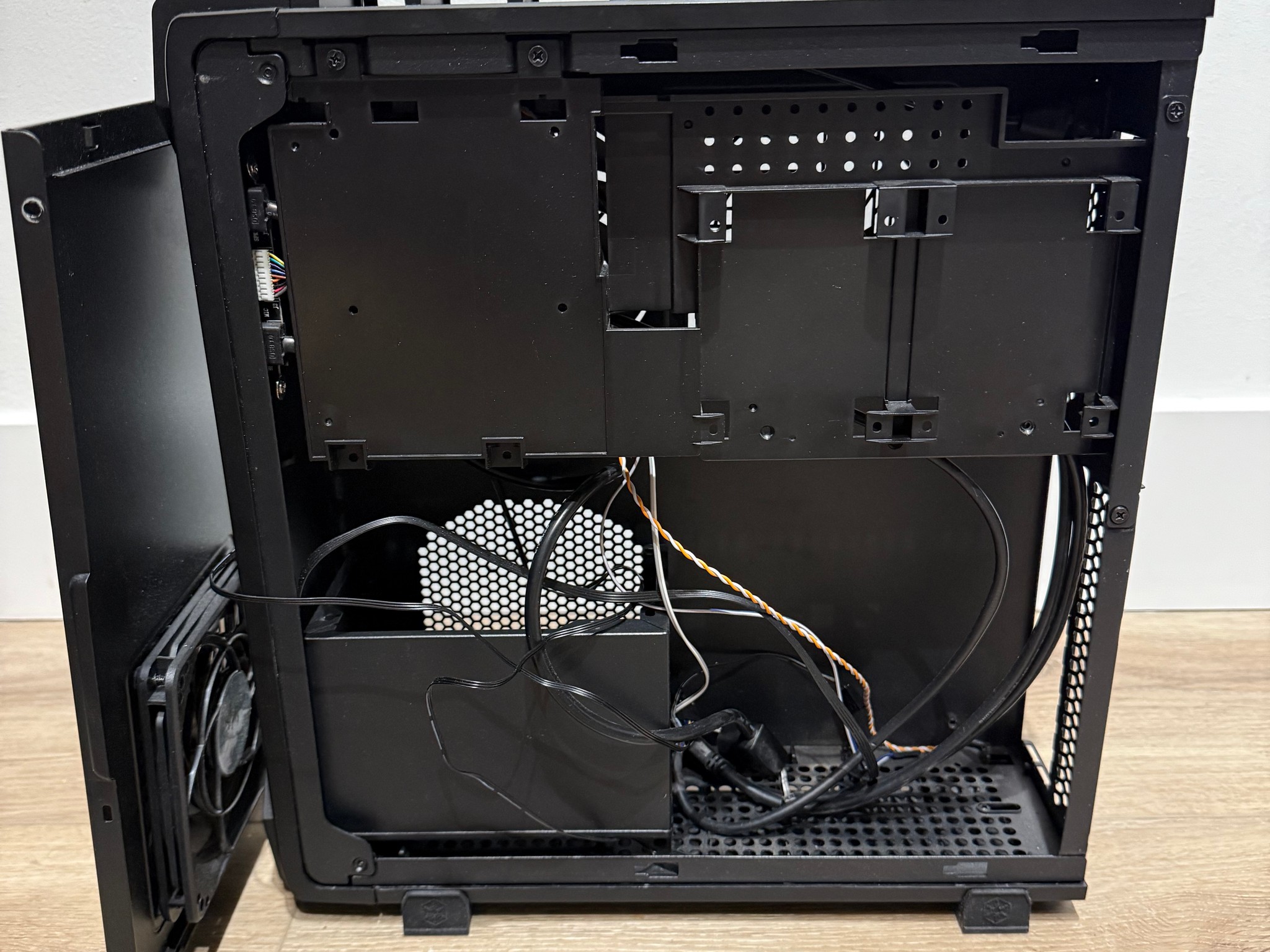 SilverStone Technology Slim Computer Case for Mini-Itx Motherboards with Integrated RGB Lighting