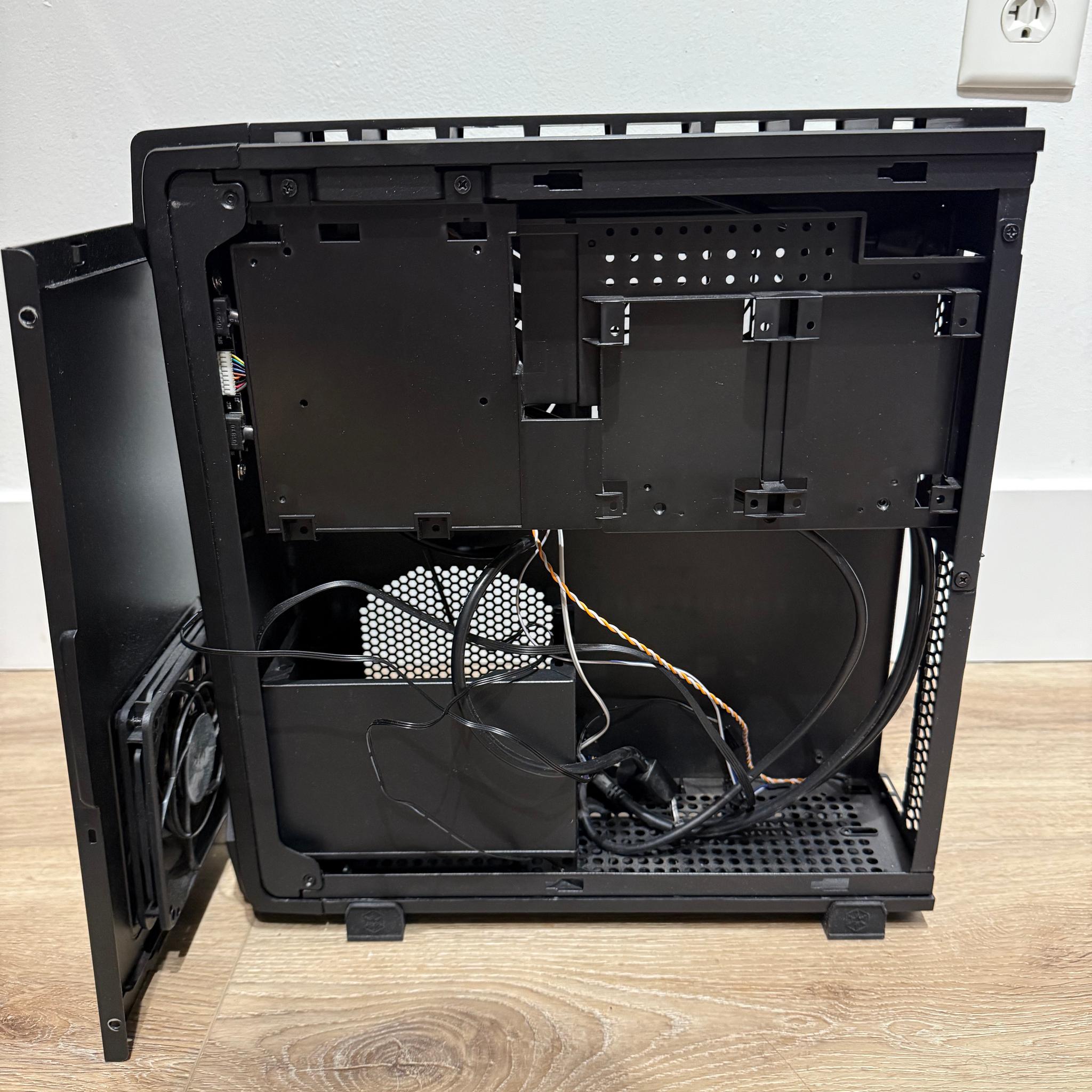 SilverStone Technology Slim Computer Case for Mini-Itx Motherboards with Integrated RGB Lighting