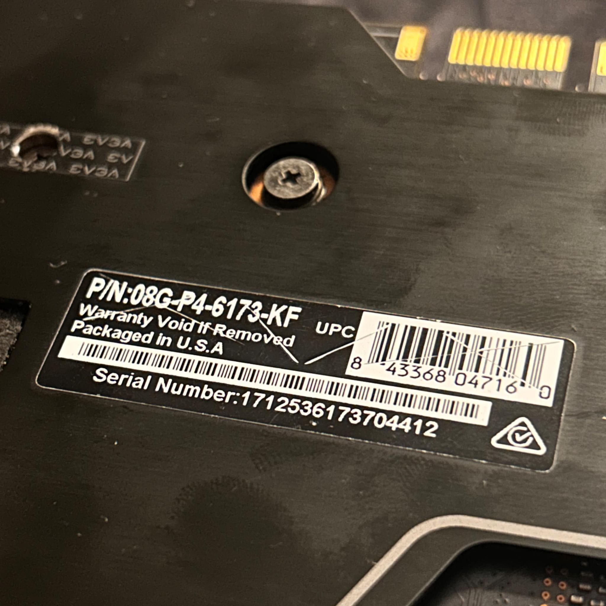 EVGA GTX1070 SC Nvidia GPU 8GB Gaming