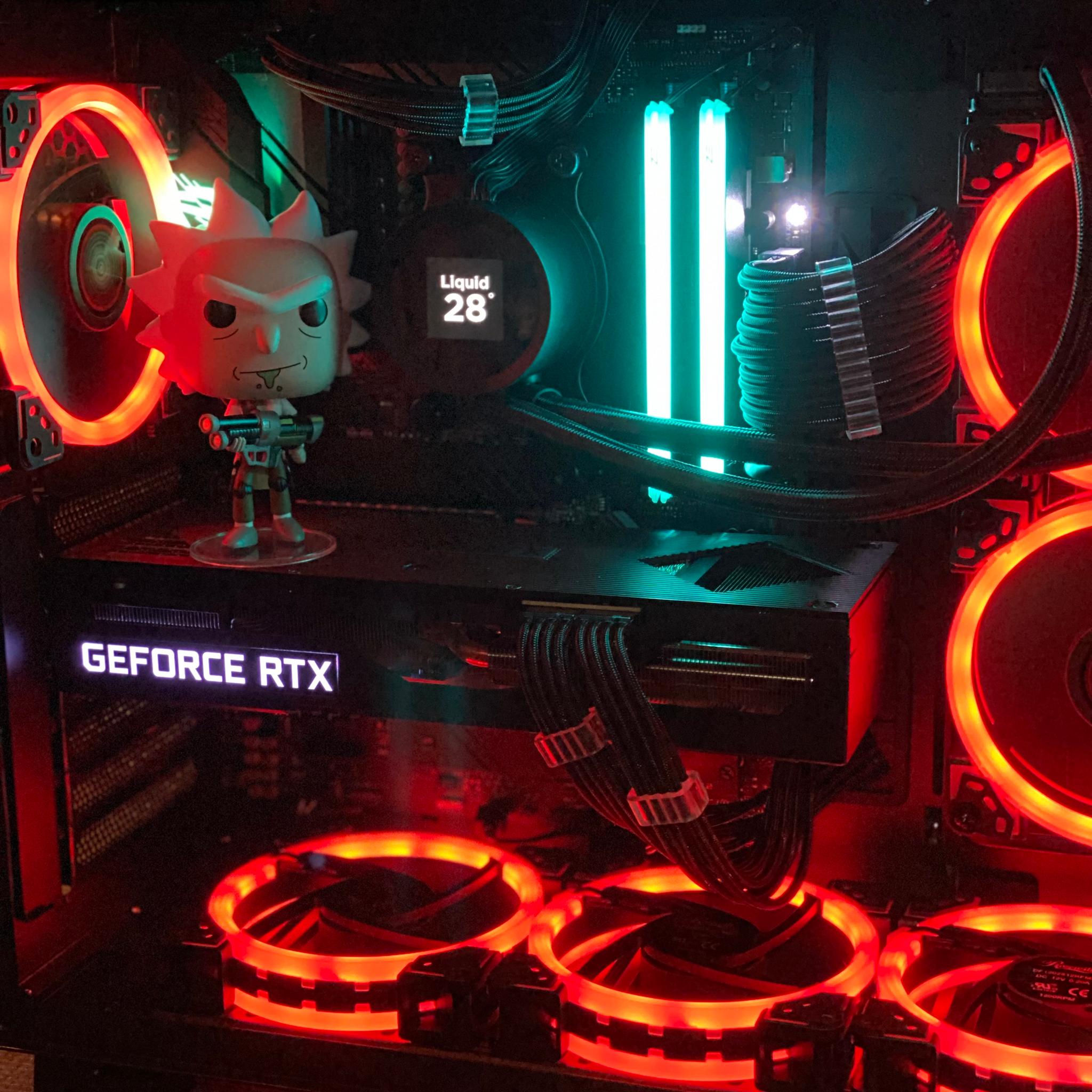 High End Gaming PC|| RTX 3080| Ryzen 7 5800X| 32GB DDR4 RGB RAM| 1TB NVMe|LCD Liquid Aio|Windows 11