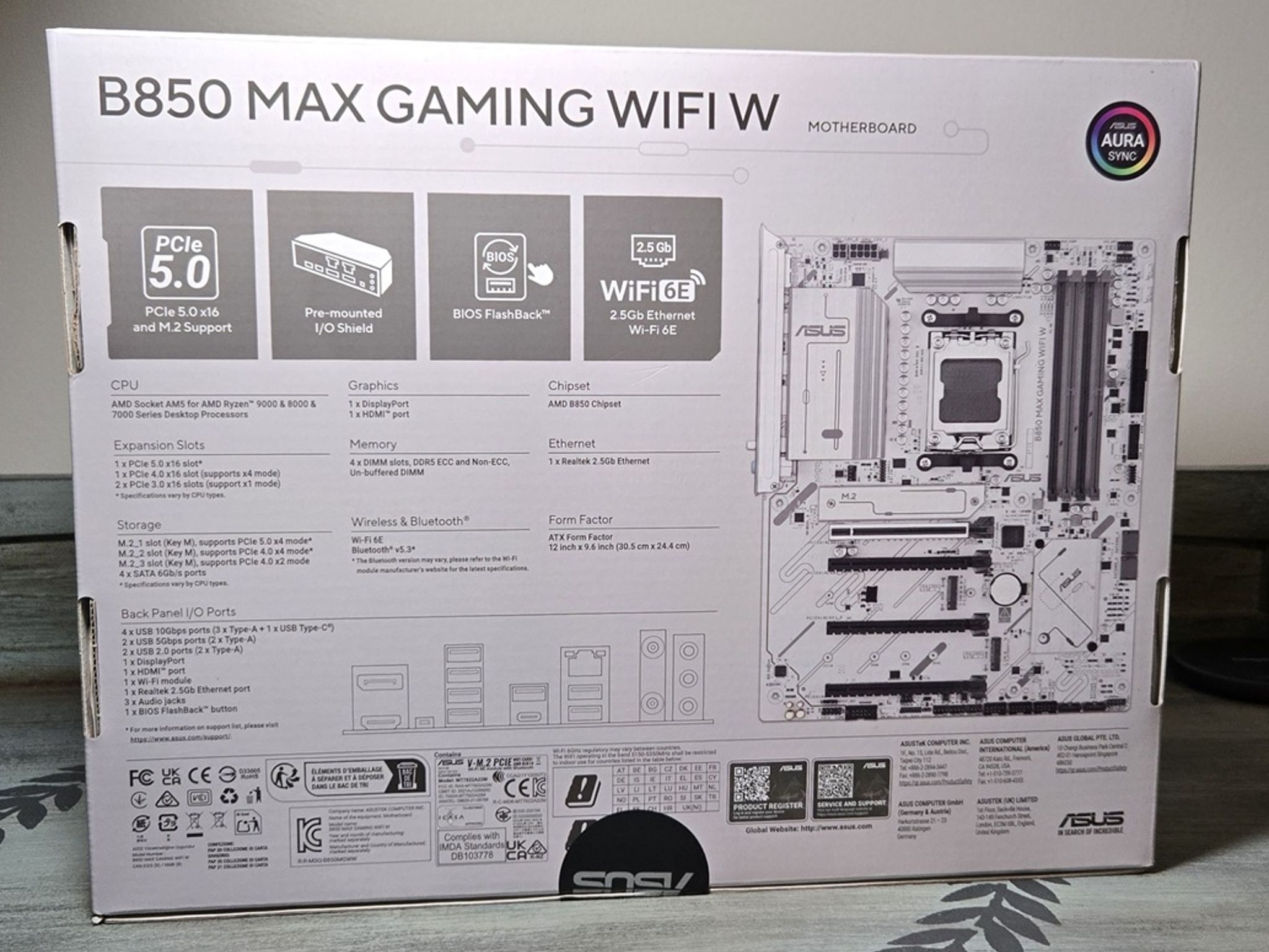 *New In Box* Asus B850 MAX Wifi W
