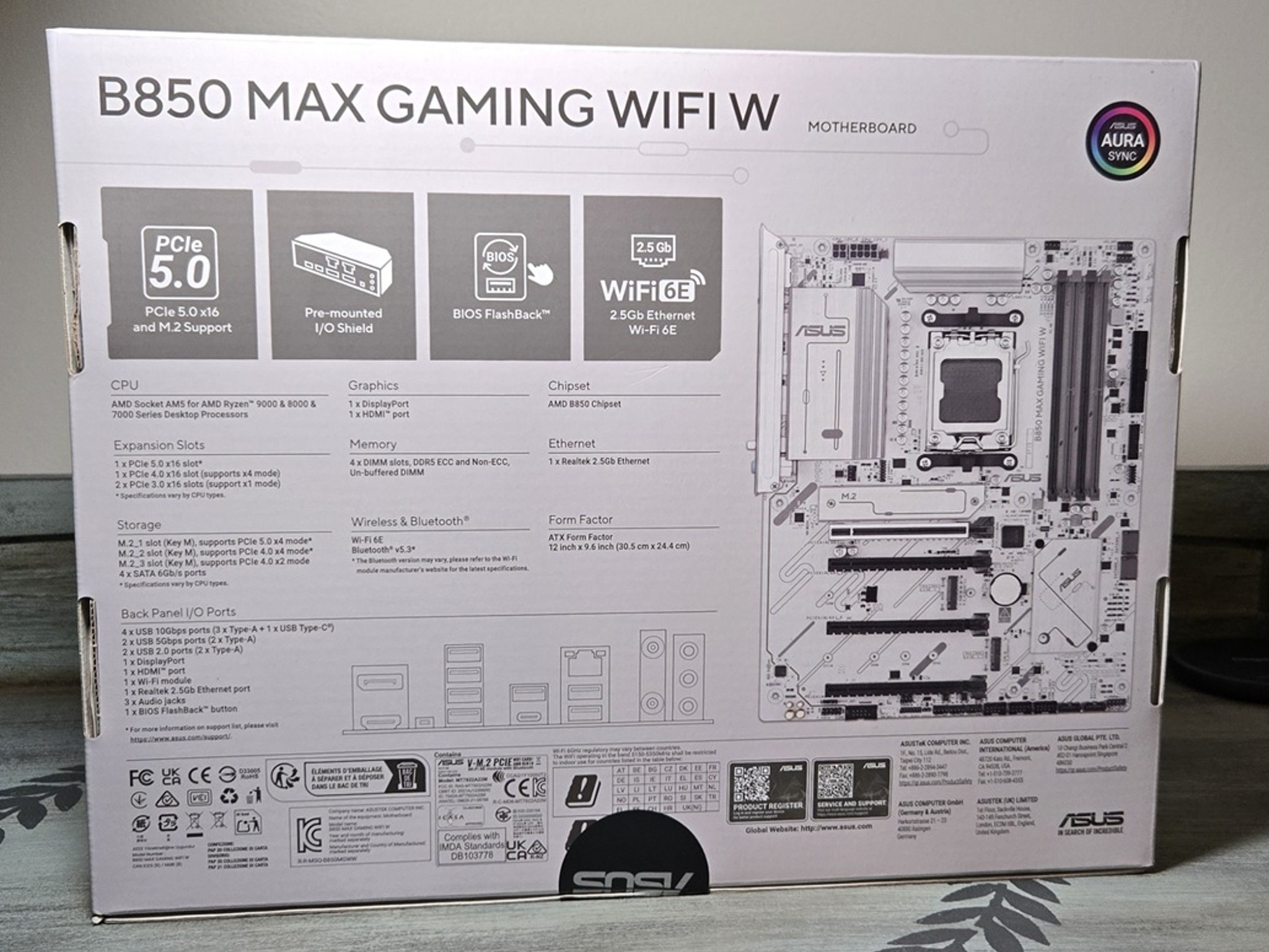 *New In Box* Asus B850 MAX Wifi W