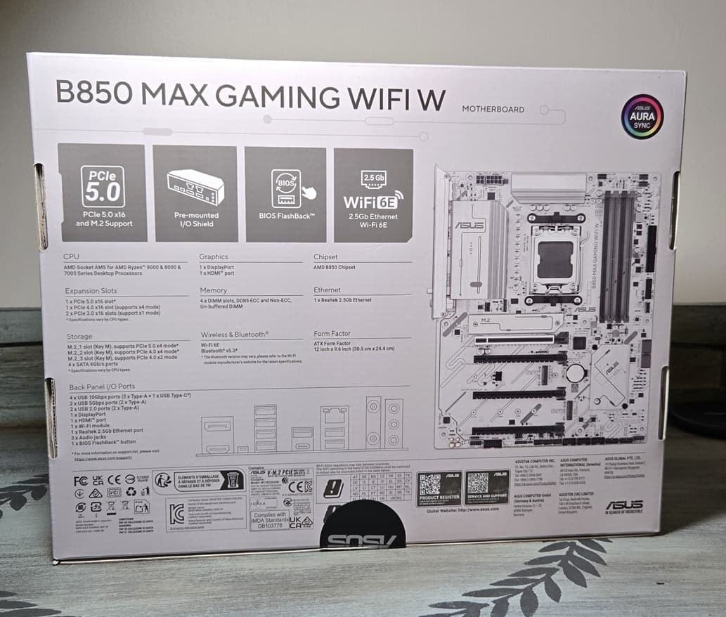*New In Box* Asus B850 MAX Wifi W