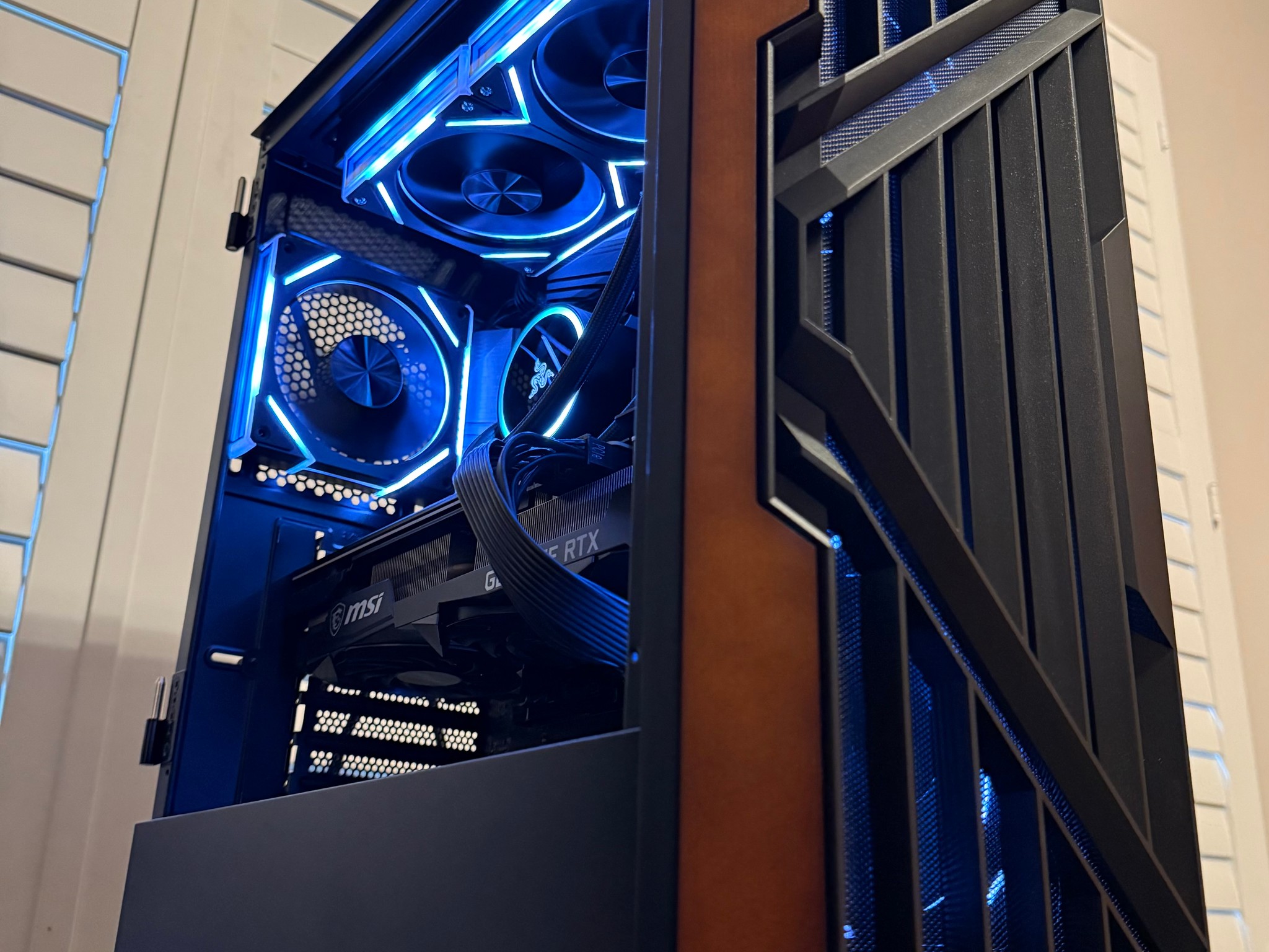 High-End Gaming PC | RTX 3080 Ti | Ryzen 9 5900XT | Wood Panel Case