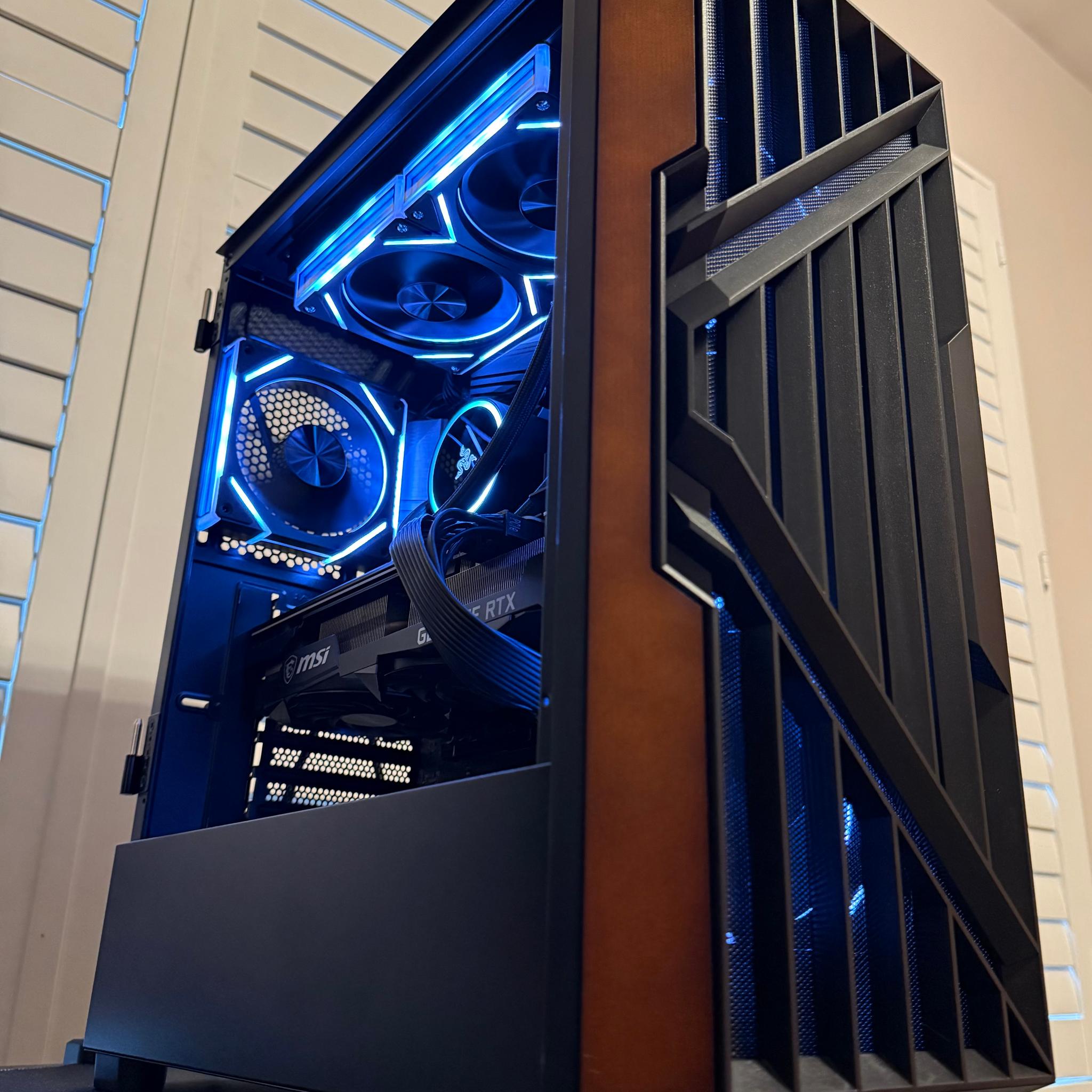 High-End Gaming PC | RTX 3080 Ti | Ryzen 9 5900XT | Wood Panel Case