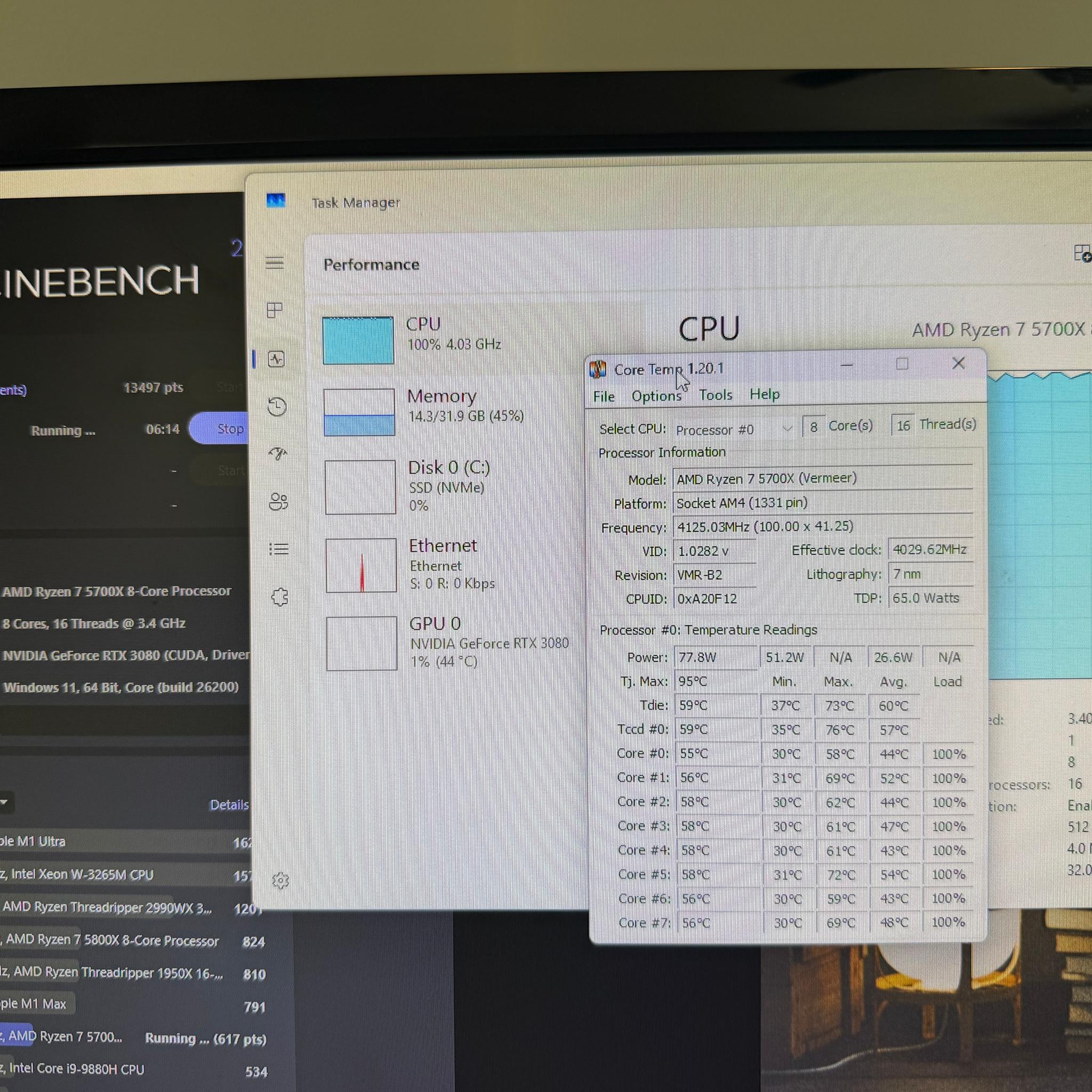 Gaming PC | RTX 3080 | RYZEN 7 5700X | 32GB DDR4 | 1TB SSD | WIFI & BT | WINDOWS 11