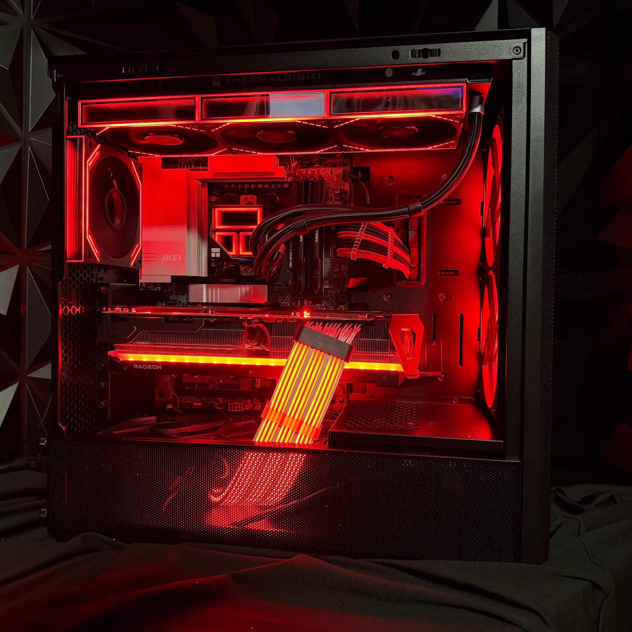 🩸🔥 BLOOD PRISM 79 🔥🩸Ryzen 9 7900X| 7900XTX 24 GB| 64 GB DDR5| 4 TB NVMe| 850W PSU