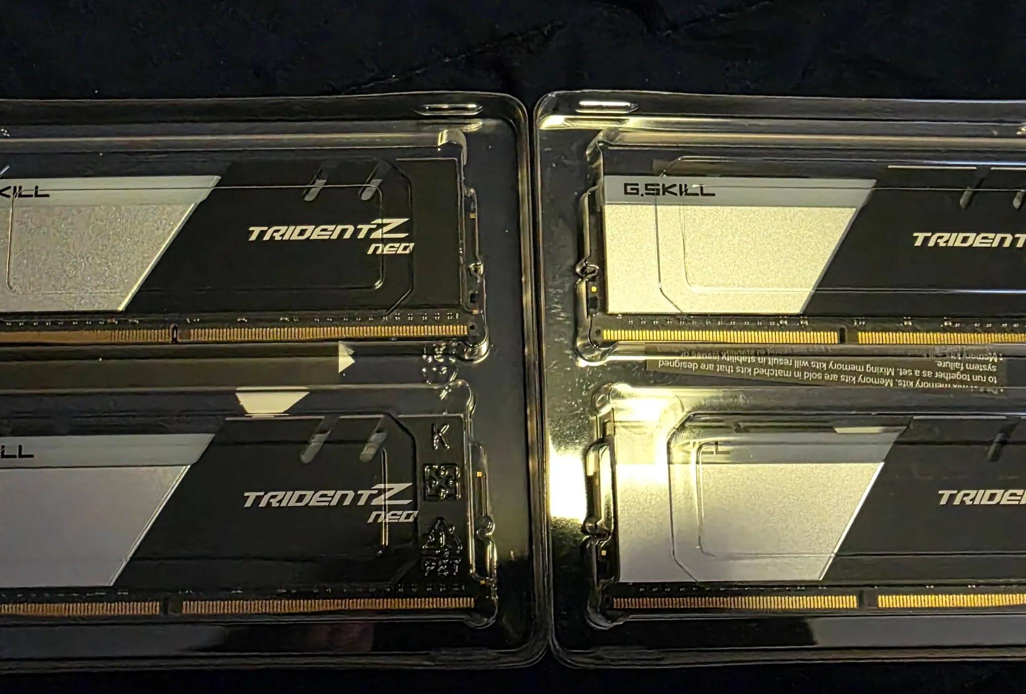 G.SKILL TRIDENT Z NEO DDR4 CL16-19-19-39 3600MHz 16GBx4 64GB kit