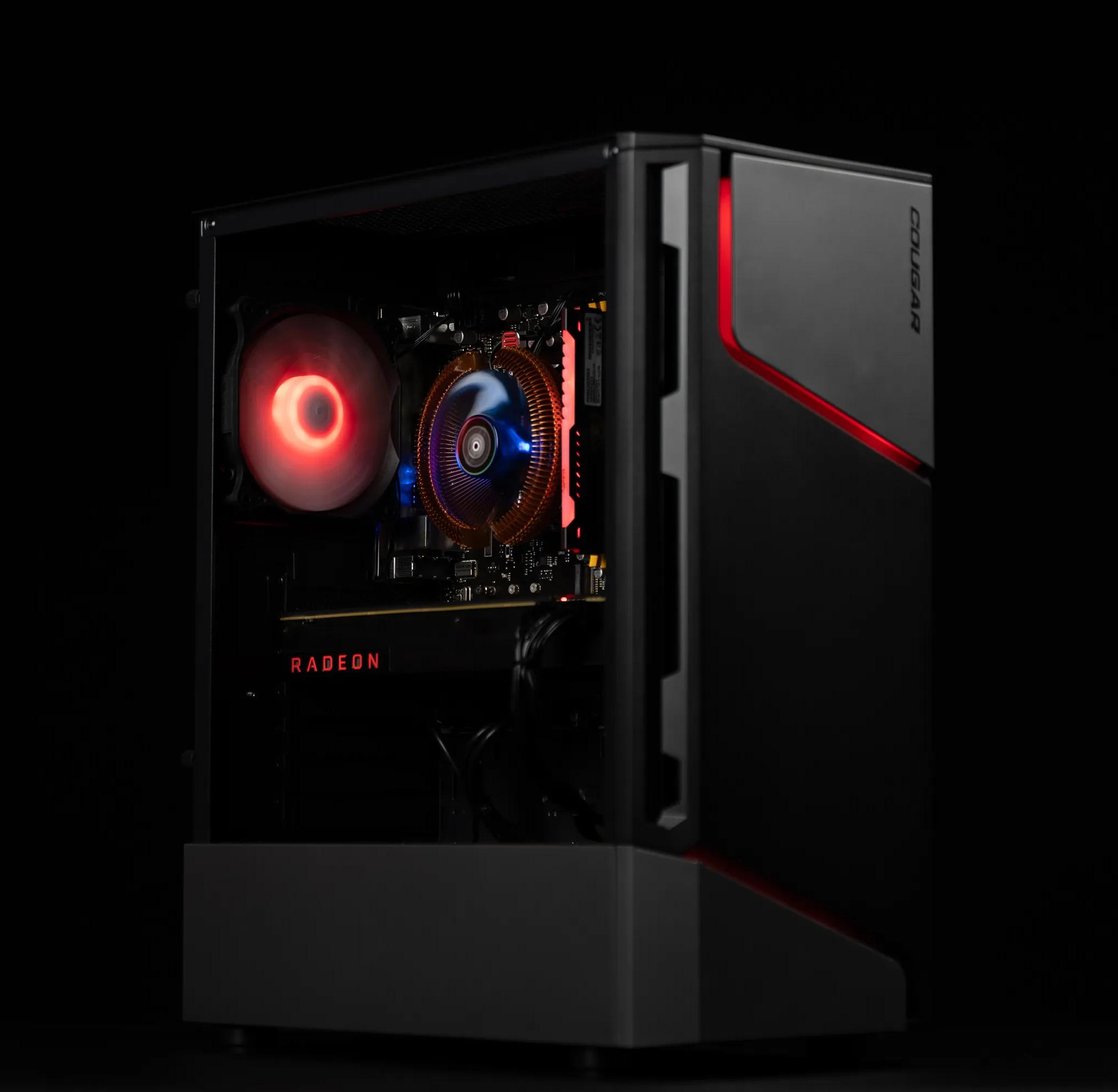 “VegaMight” Radeon Vega 64 Ryzen 5 16GB Windows 11 Pro 1TB Gaming PC Powerhouse