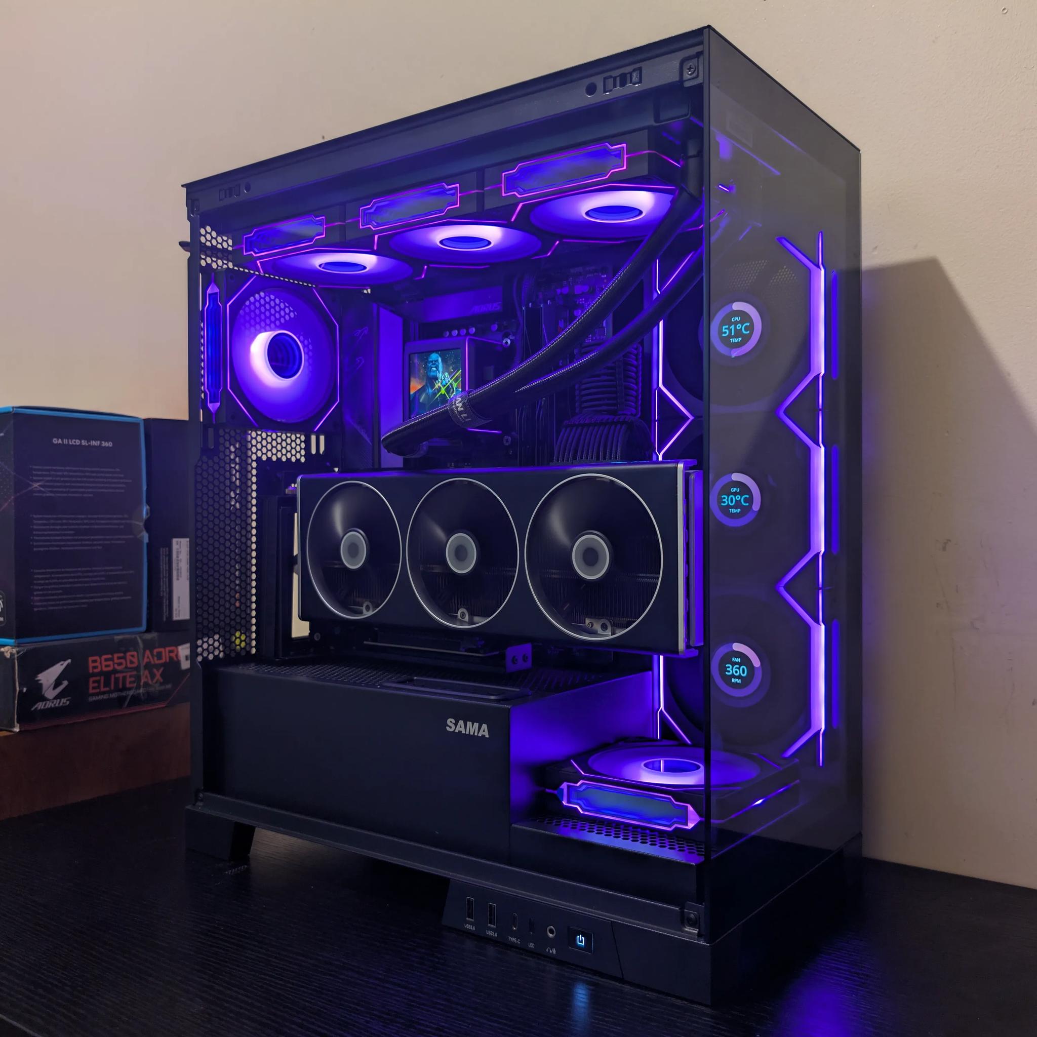 🔥 4K Gaming Beast | RX 7900XTX | Ryzen 9 7900X | 2TB SSD | 32GB RAM | WiFi 6 & Bluetooth 🔥
