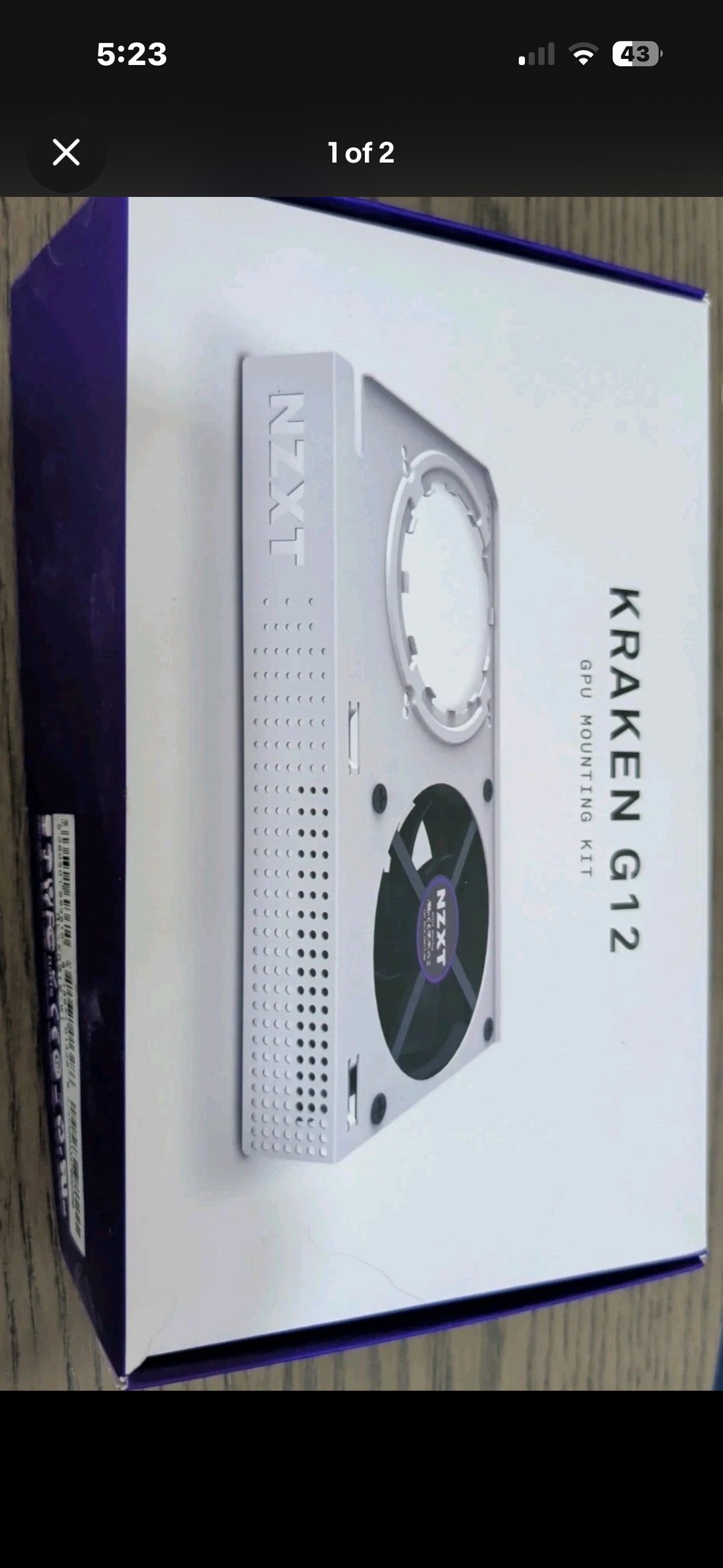 NZXT Kraken G12 - GPU Liquid Cooling Mounting Kit - White Color | Jawa