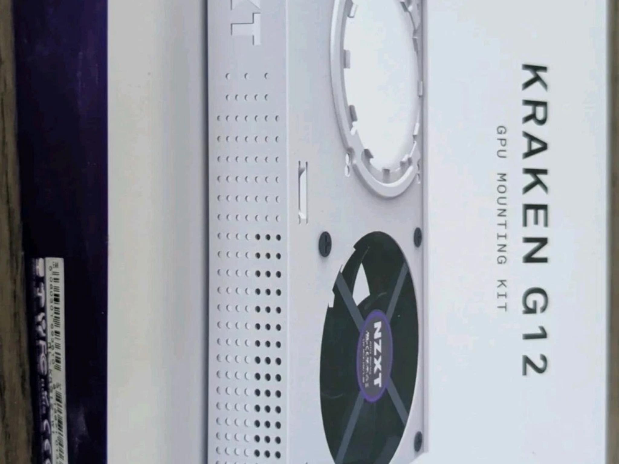 NZXT Kraken G12 - GPU Liquid Cooling Mounting Kit - White Color