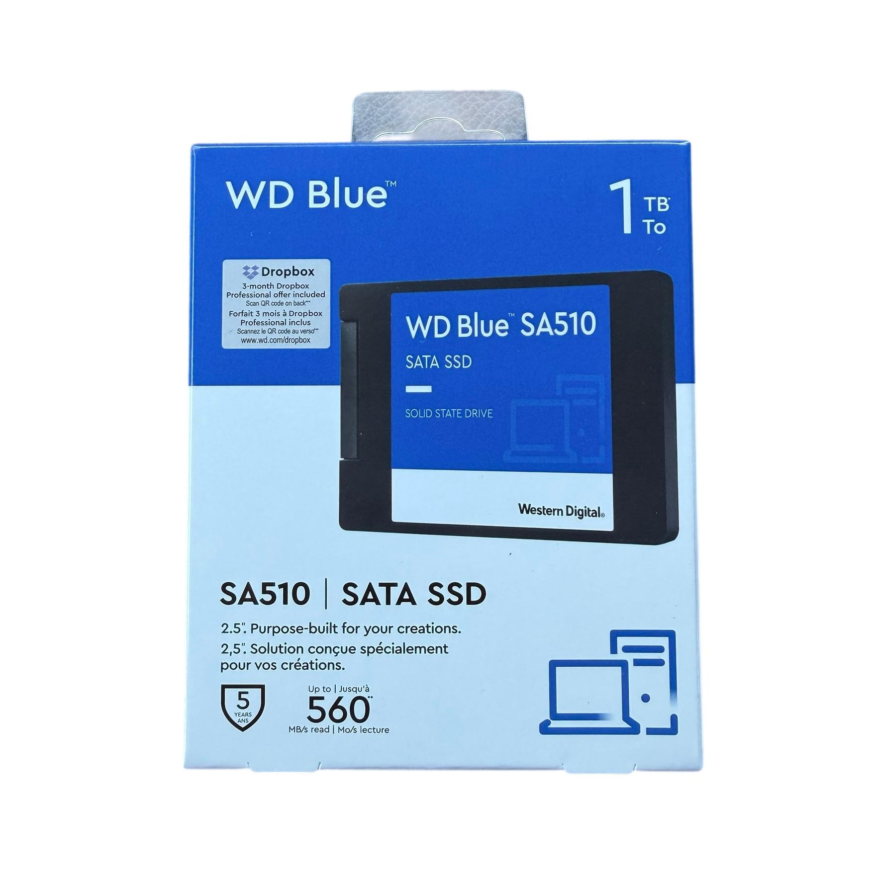 WD Blue 1TB 2.5-inch SATA SSD, SA510 (New, Unopened)
