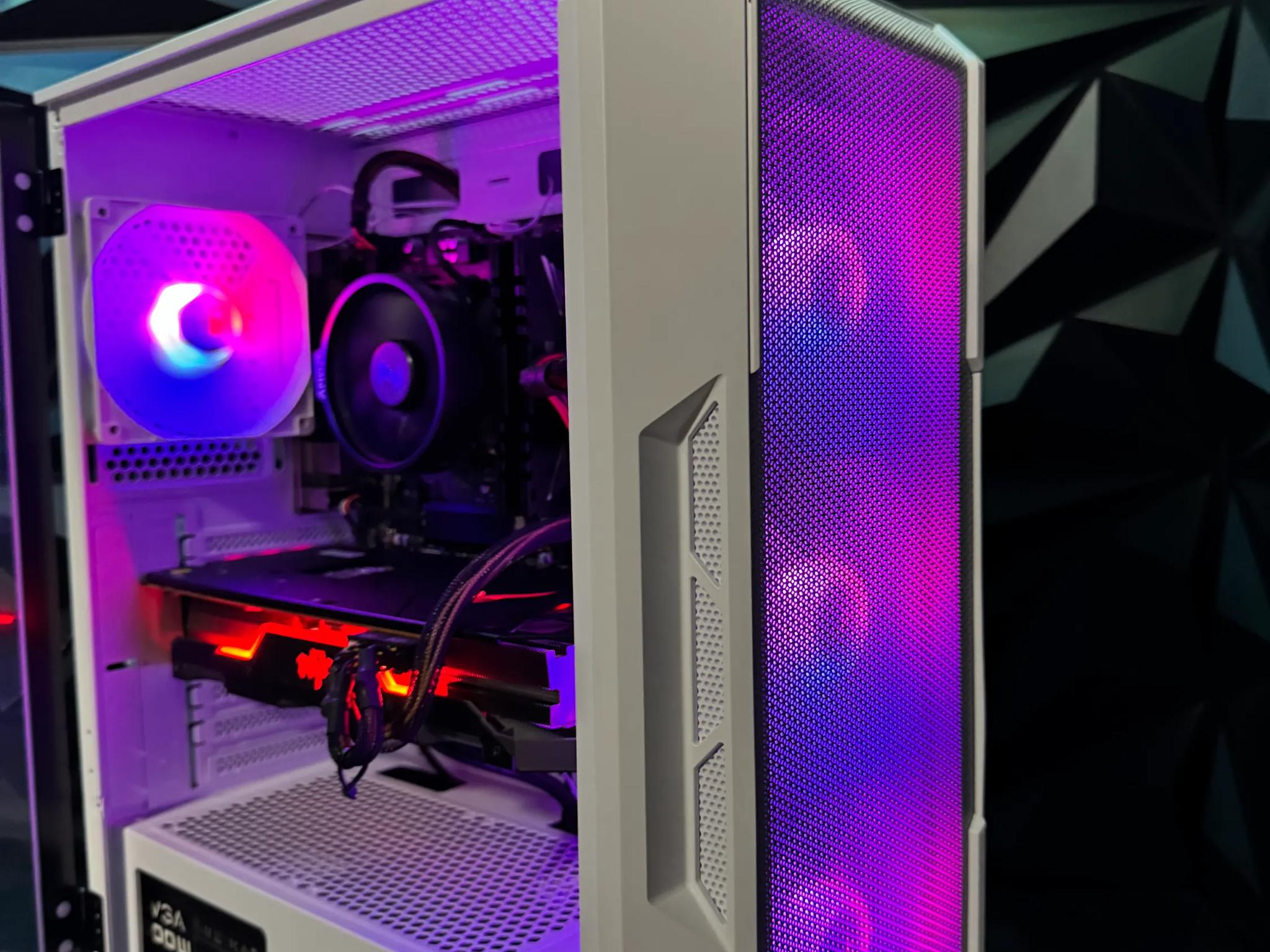 🔥🖥 Mid Daddy White🔥🖥 Ryzen 5 5500|| RX 5700XT| 16 GB DDR4| 1 TB NVMe