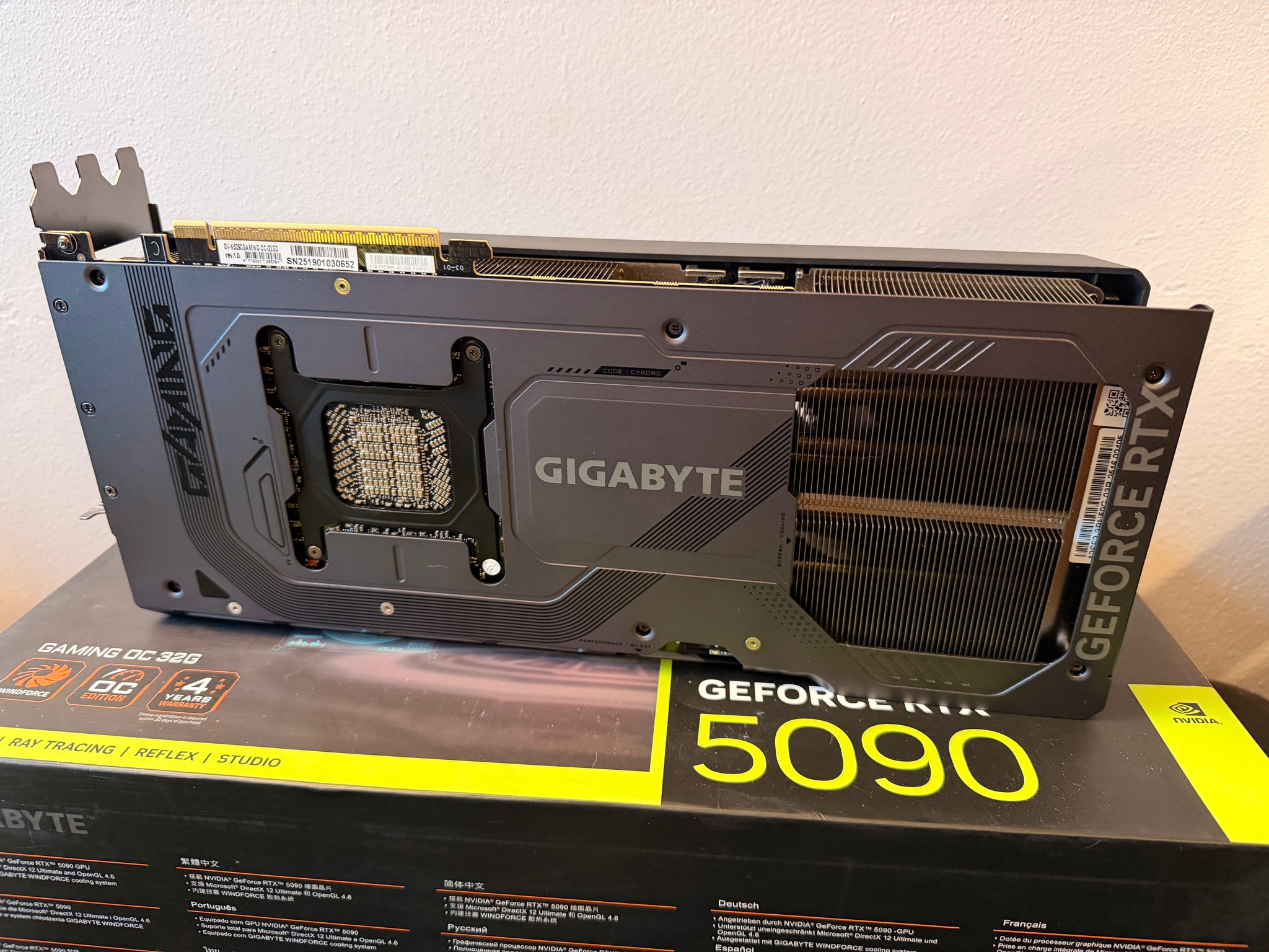 Barely Used GIGABYTE GeForce RTX 5090 GAMING OC 32GB