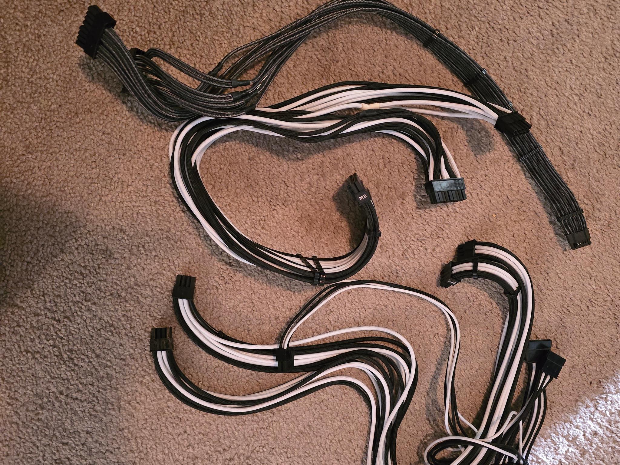 EVGA 1200 P2 PSU and Cable Mod Cables
