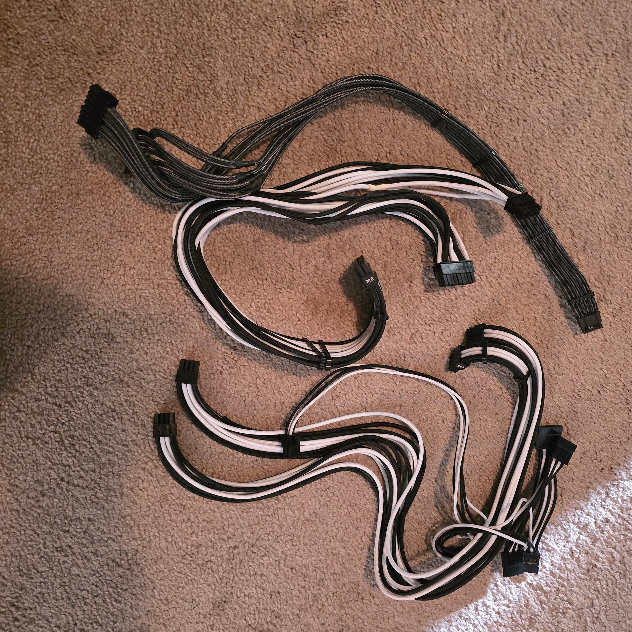 EVGA 1200 P2 PSU and Cable Mod Cables