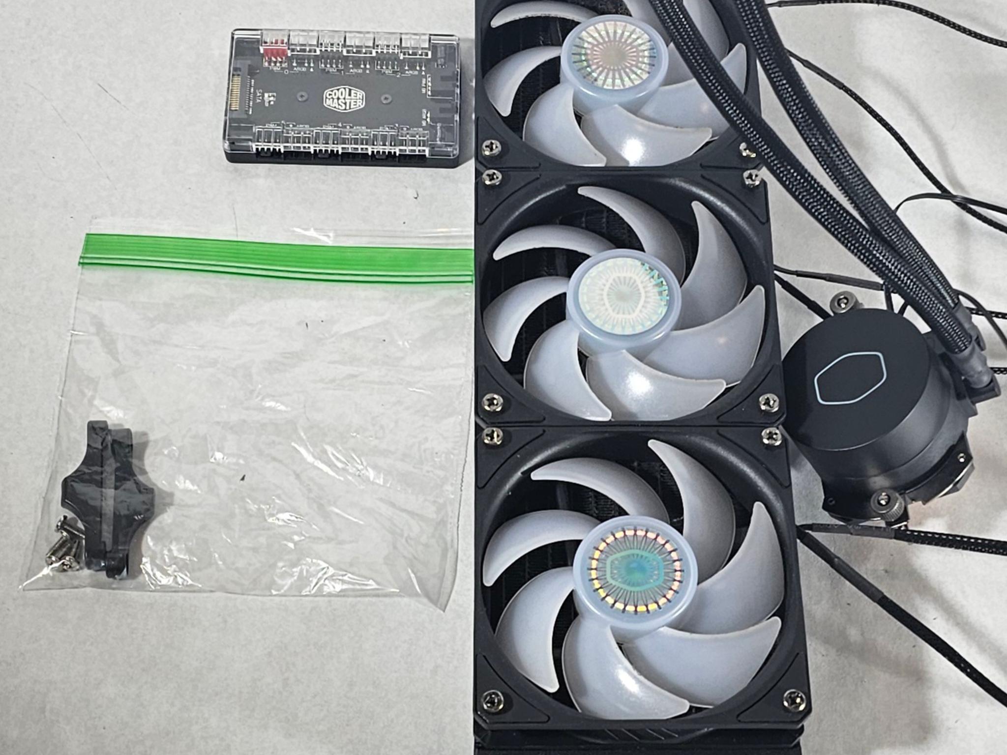 360mm AIO Cooler Master RGB CPU Liquid Cooler for AMD AM5